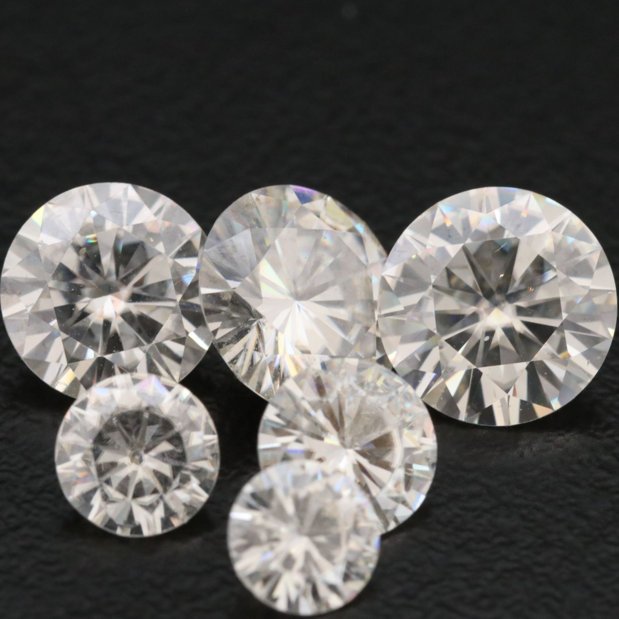 Loose 6.12 CTW Moissanites
