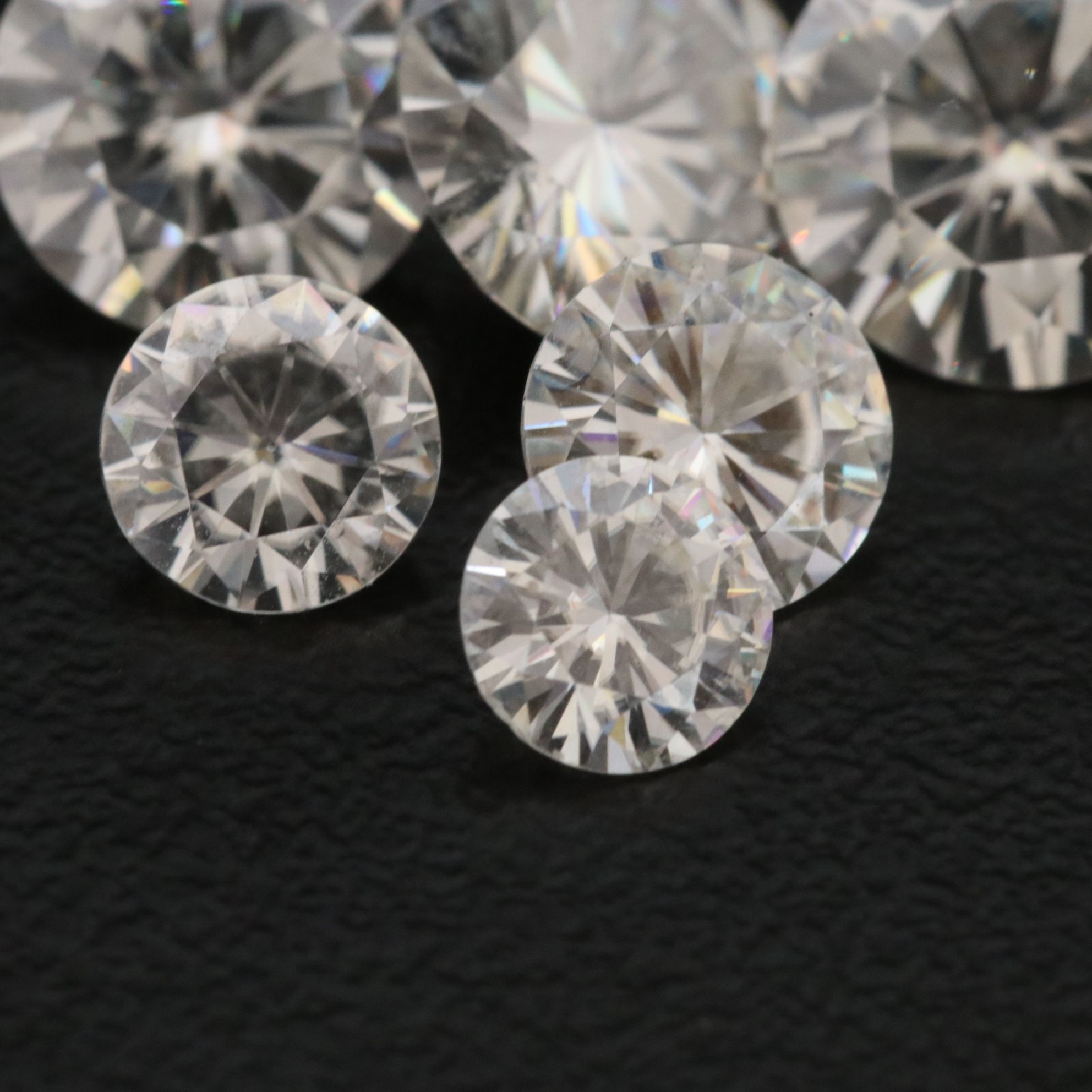 Loose 6.12 CTW Moissanites