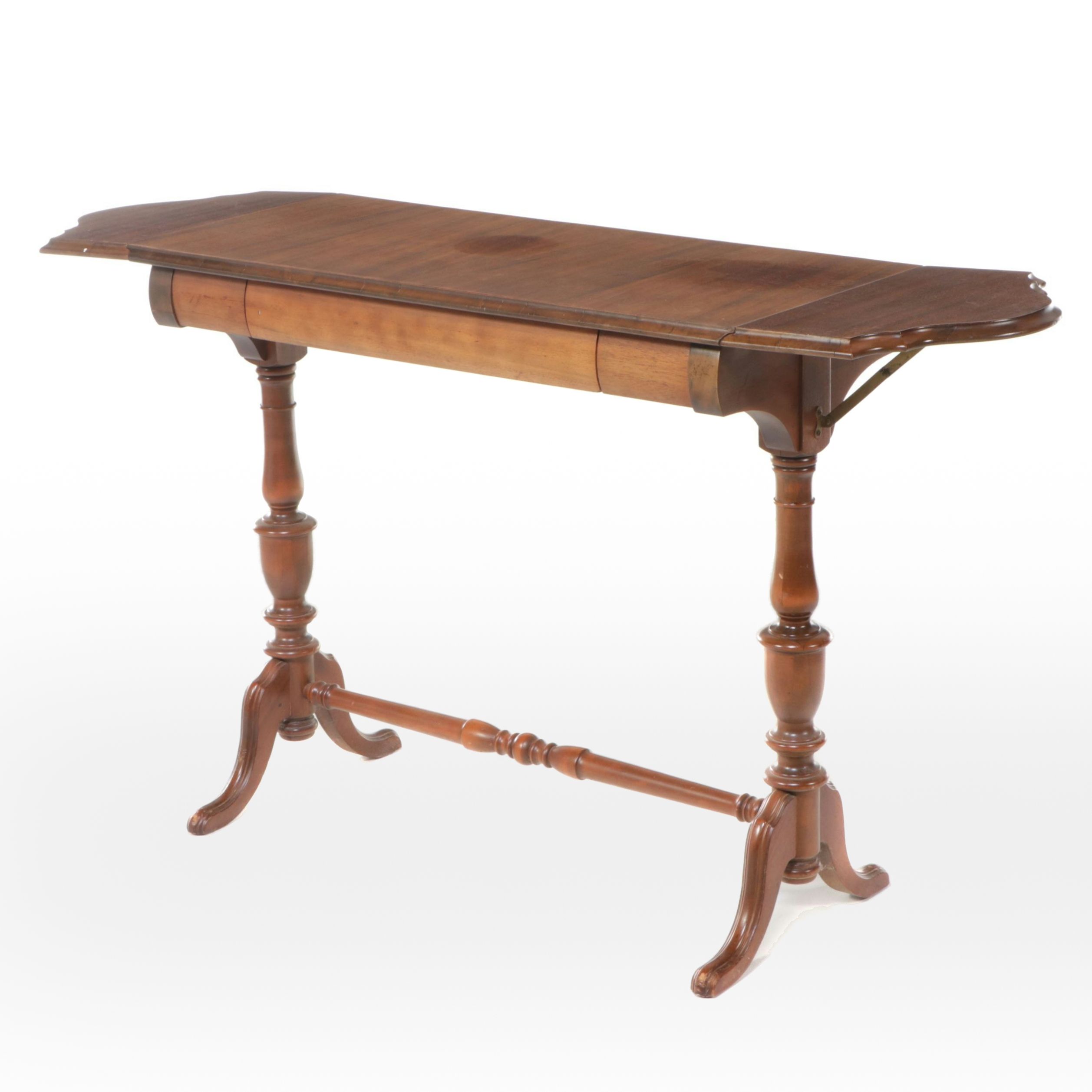 Henshaw's Furniture Mahogany Drop-Leaf Hall Table