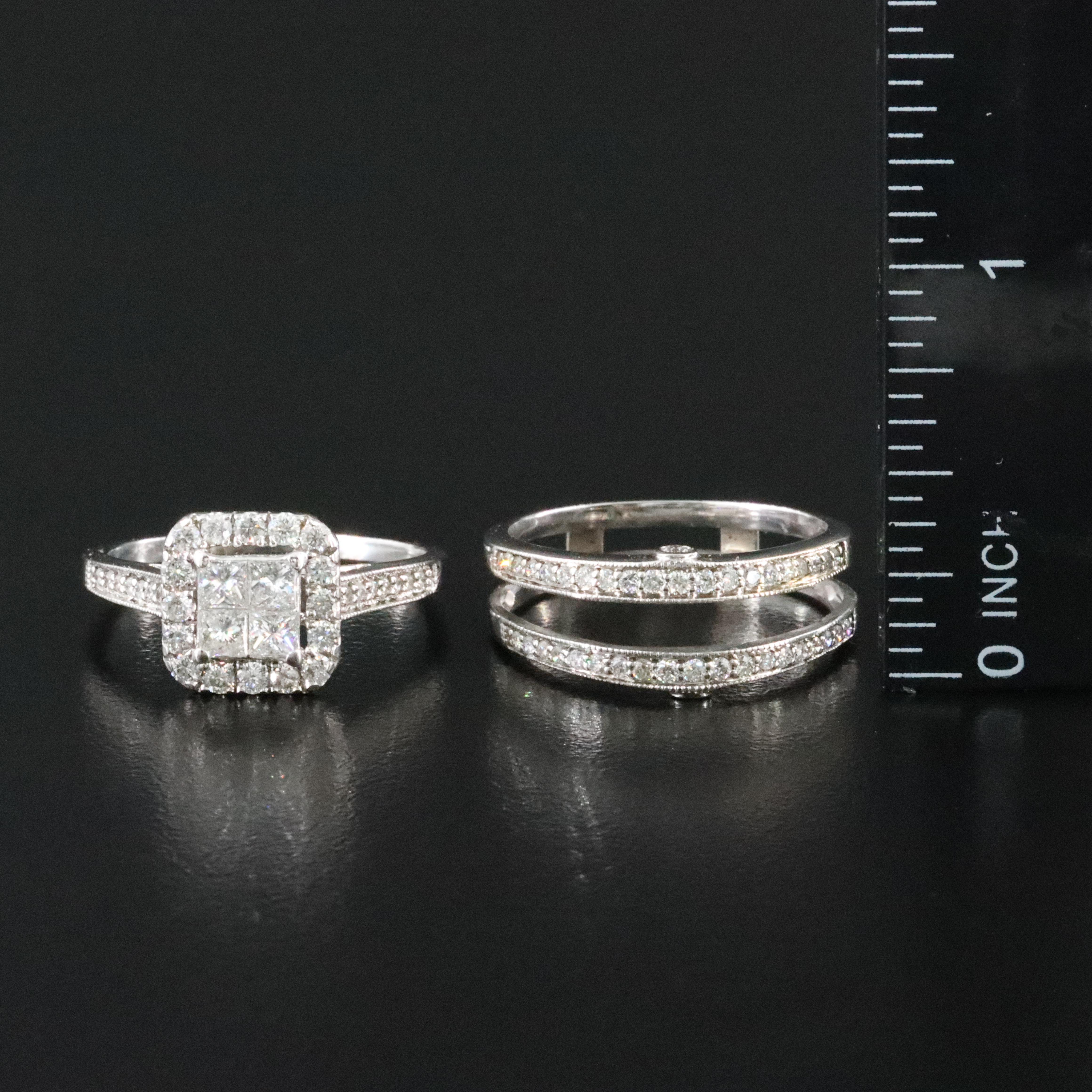 14K 1.59 CTW Diamond Ring Set