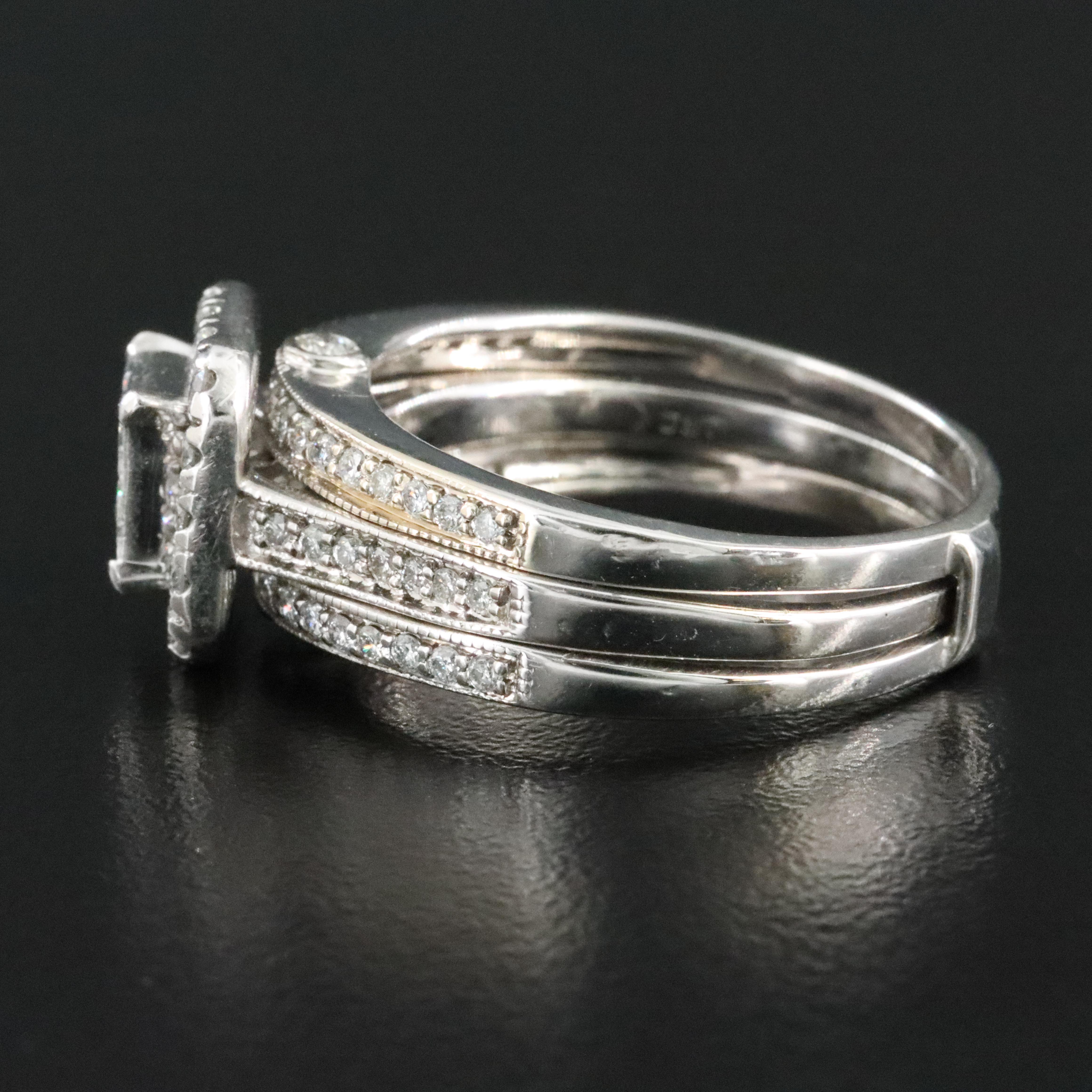 14K 1.59 CTW Diamond Ring Set