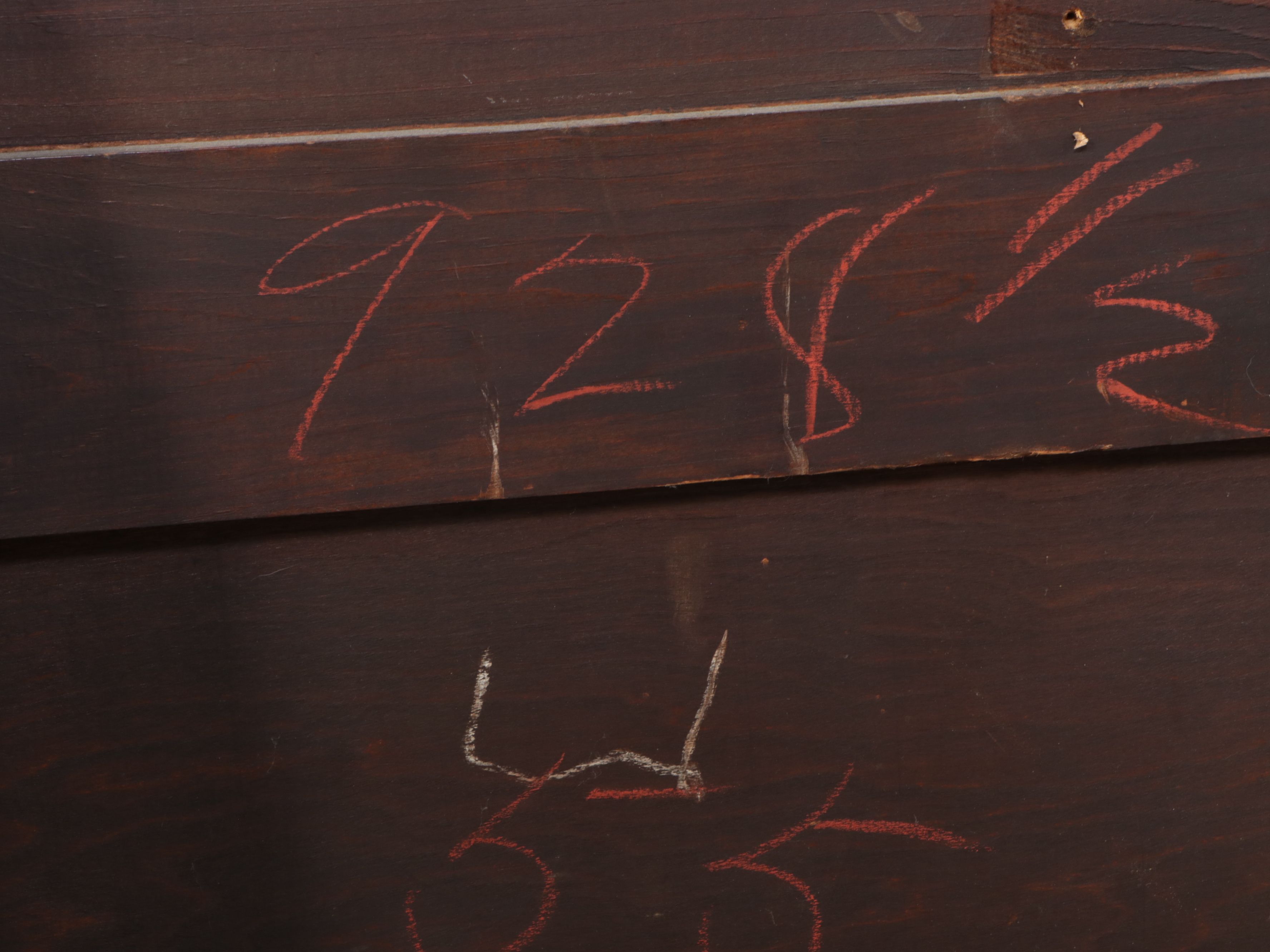 Burl Wood Three-Drawer Low Dresser