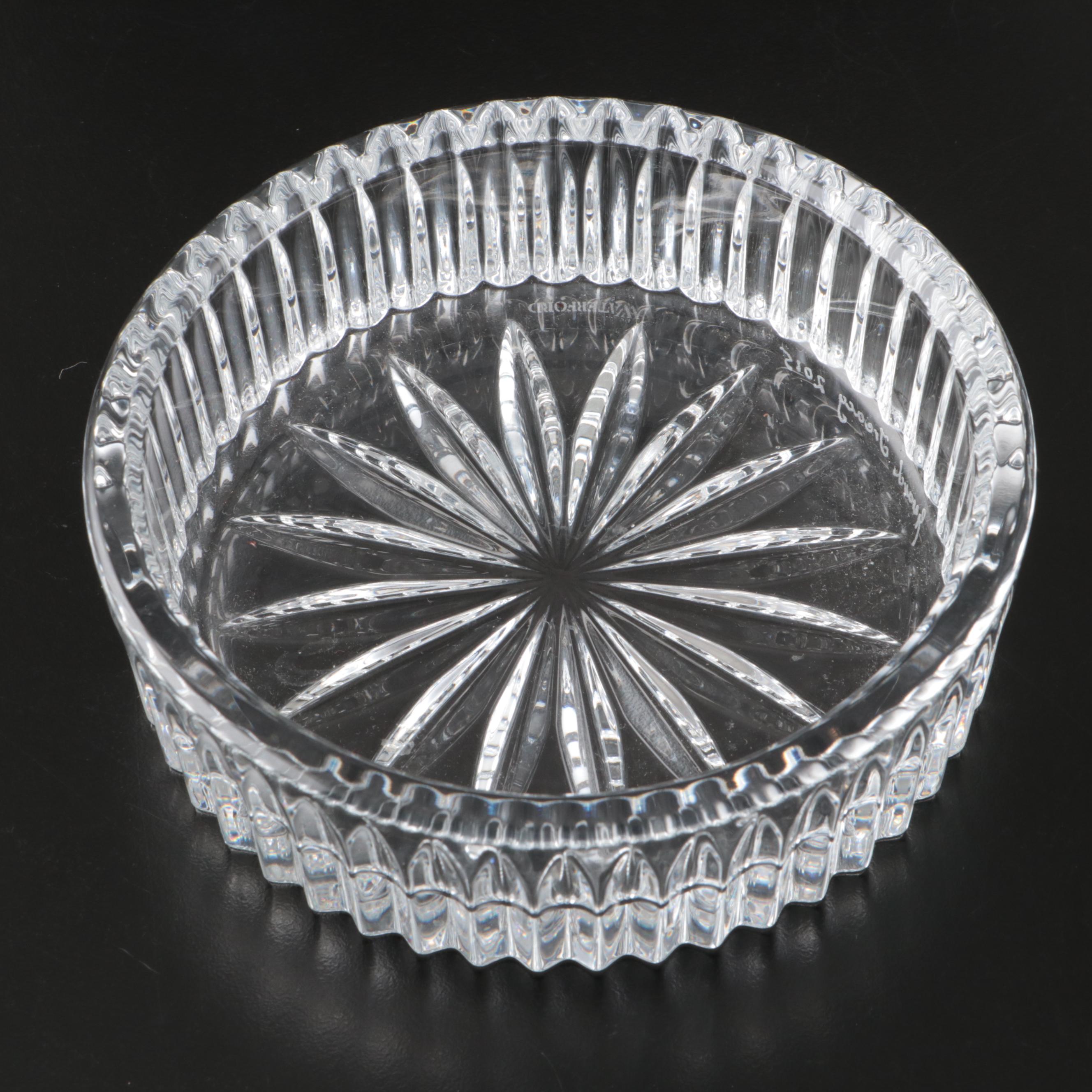 Waterford "Ashbourne" Cut Crystal Biscuit Barrel with Other Crystal Tableware
