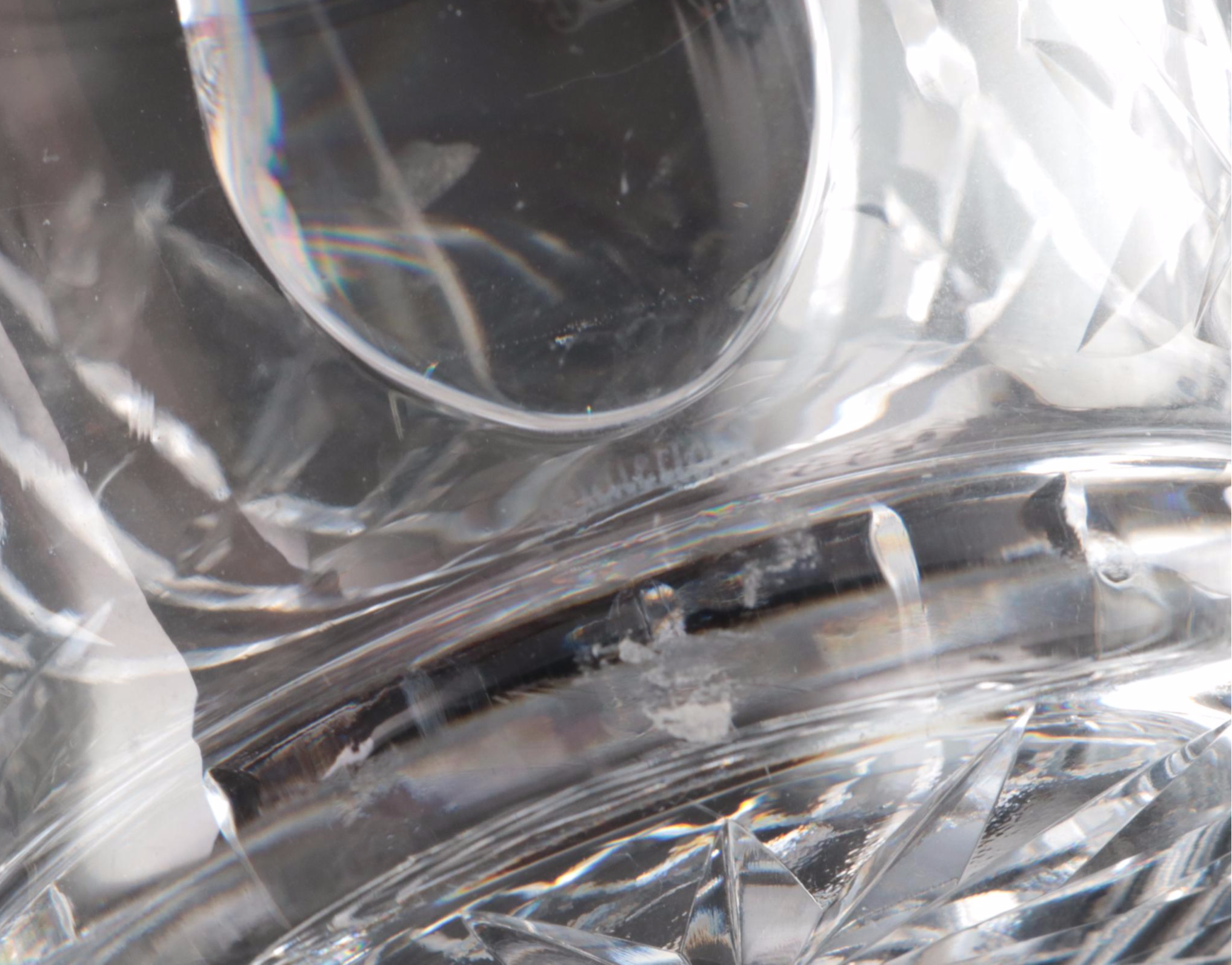Waterford "Ashbourne" Cut Crystal Biscuit Barrel with Other Crystal Tableware