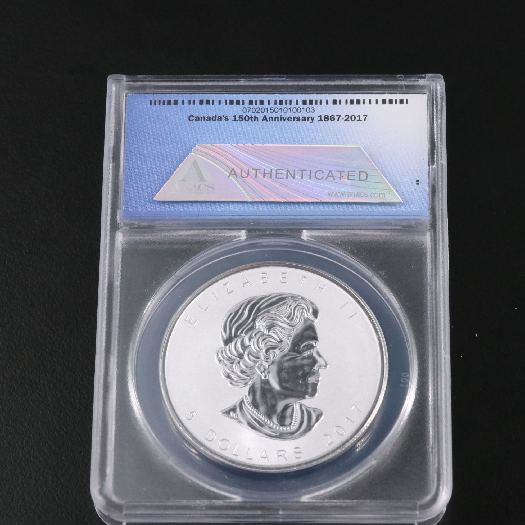 ANACS RP70 DCAM 2017 Canadian $5 Maple Leaf Silver Coin