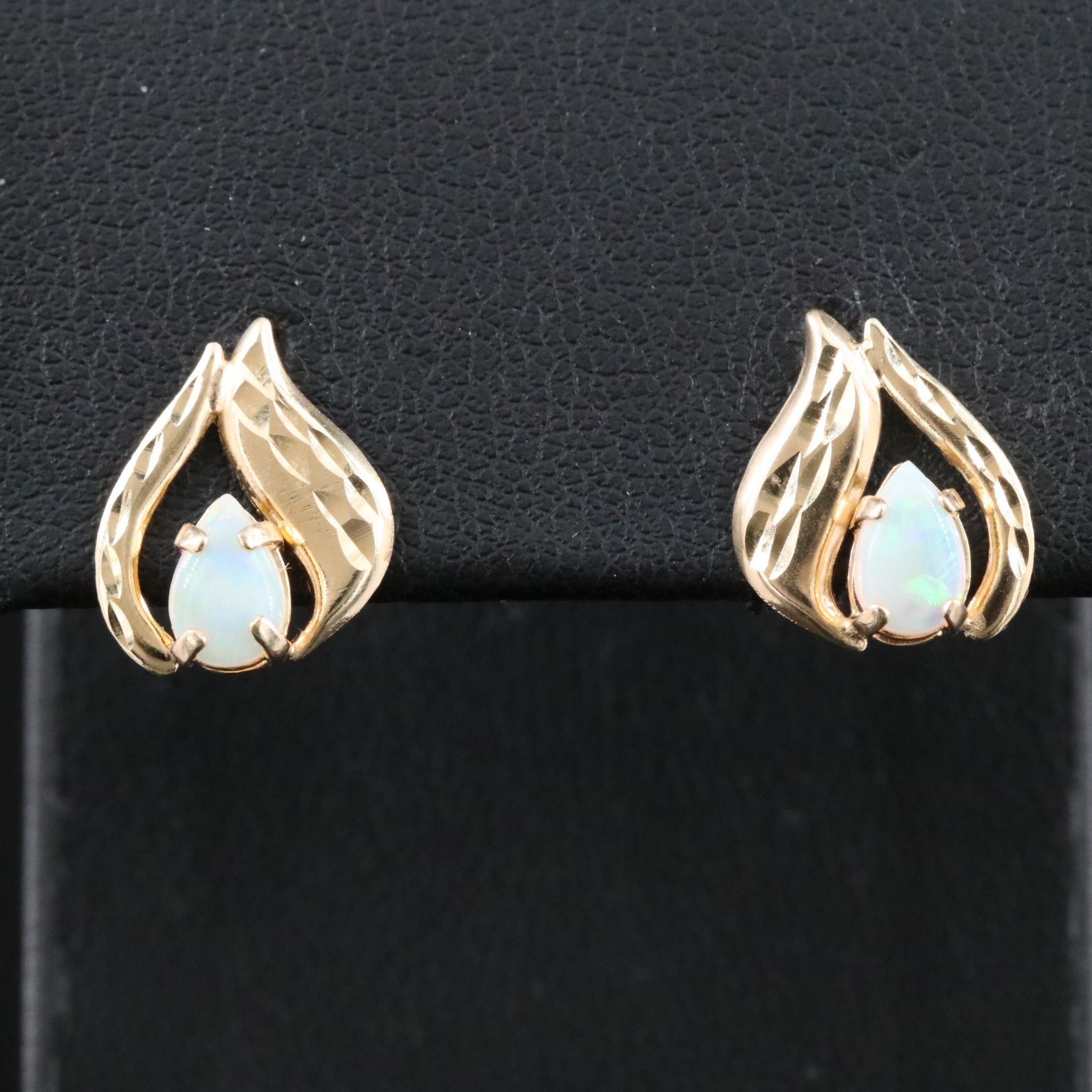 10K Opal Earrings
