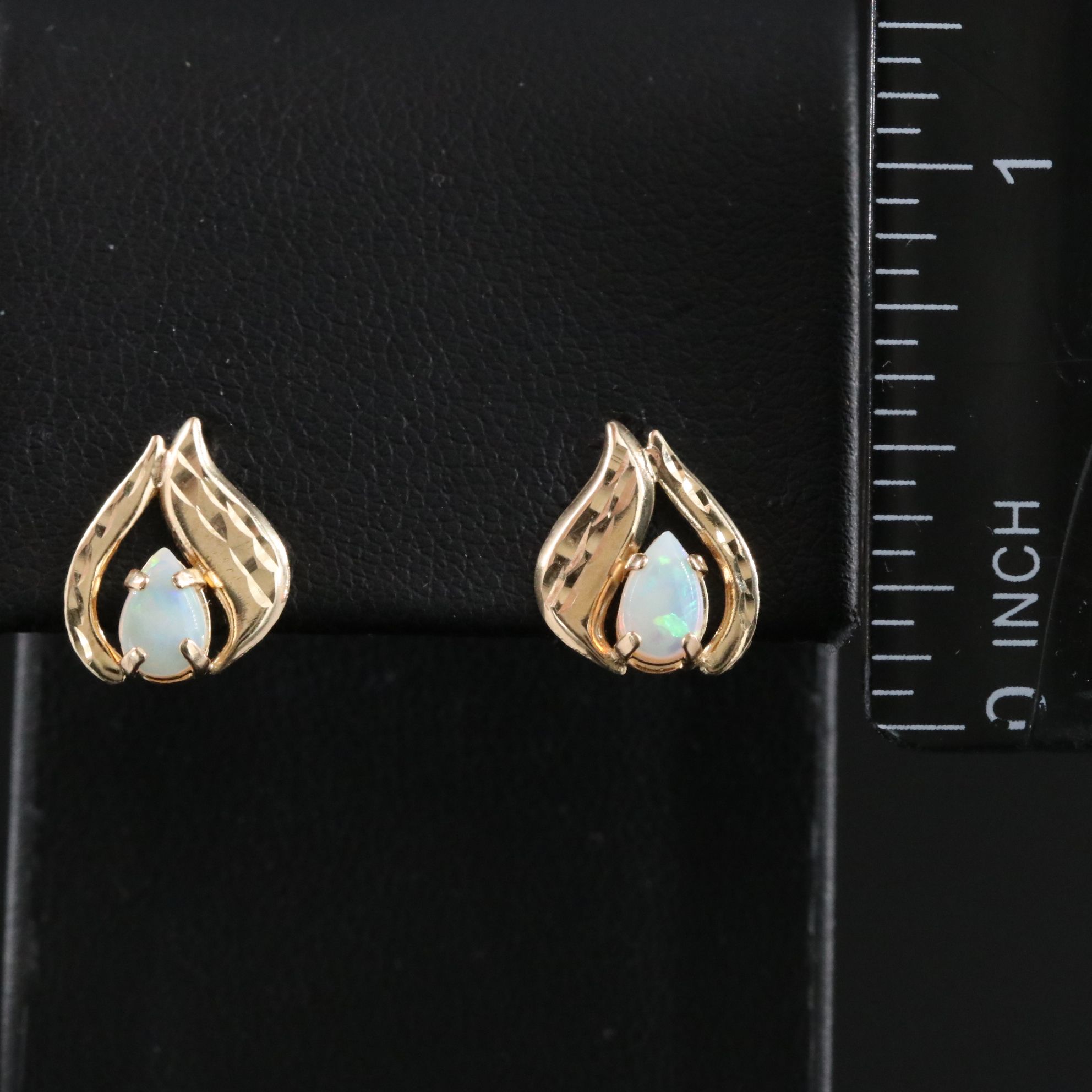 10K Opal Earrings