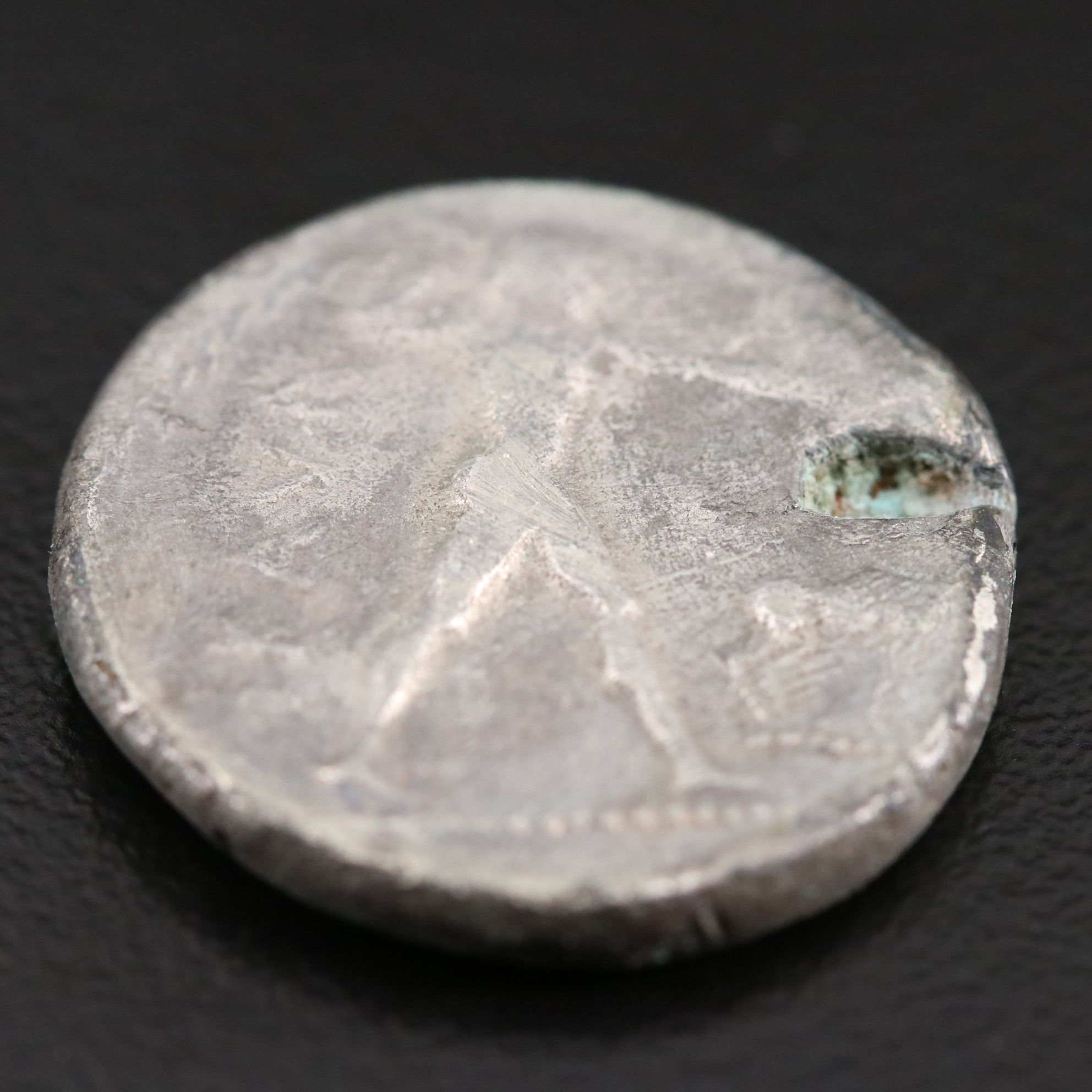 Ancient Kaulonia, Bruttium AR Fourrée Stater Coin, ca. 450 B.C.