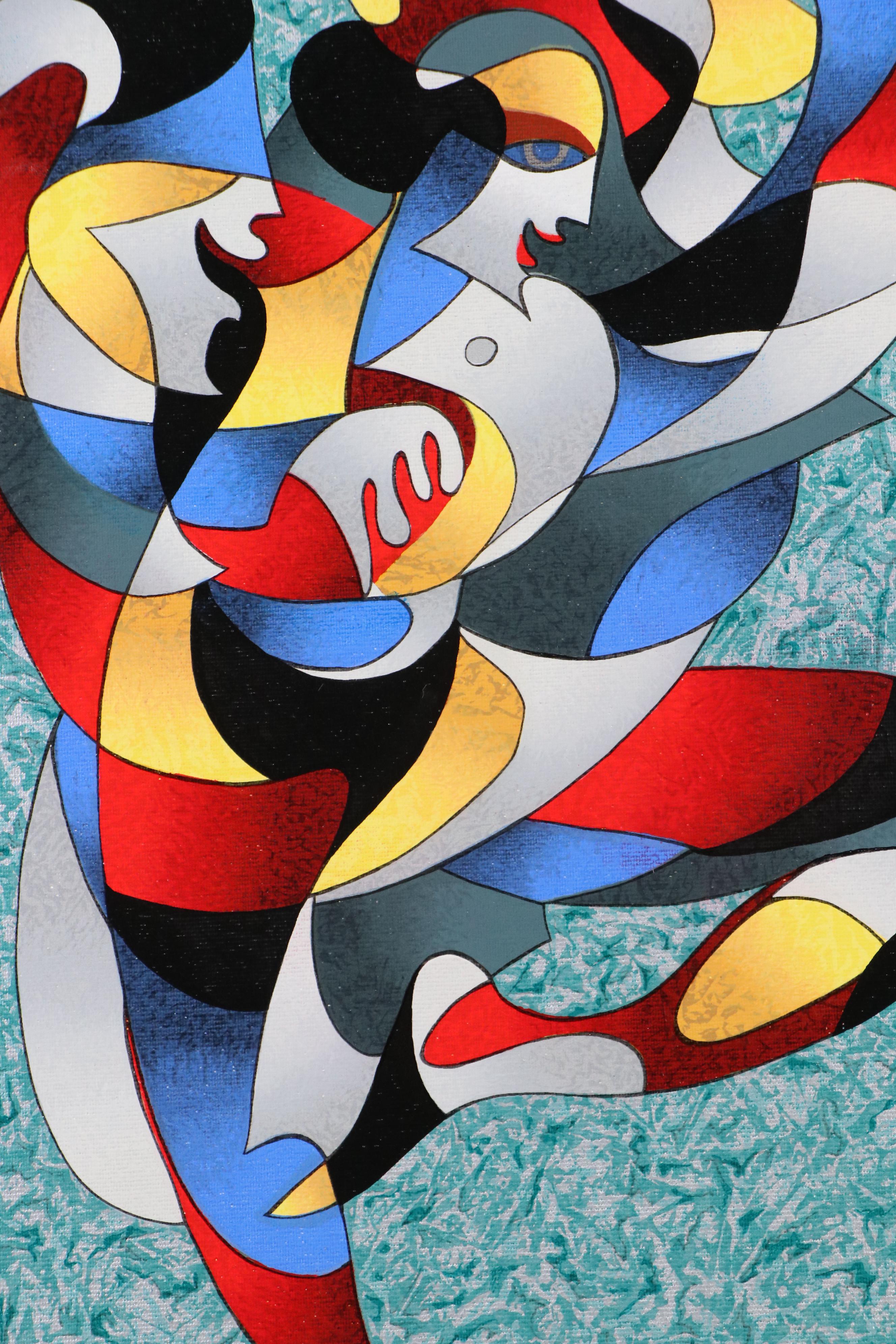 Anatole Krasnyansky Serigraph "Dancing a Jig II"