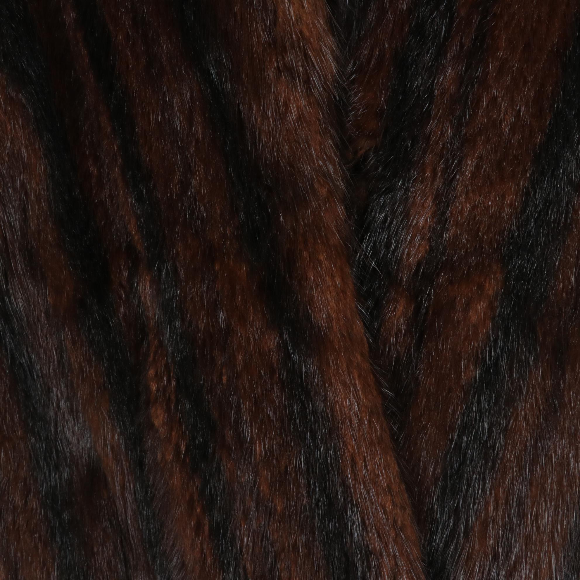 Muskrat Fur Capelet Stole by I.R. Fox