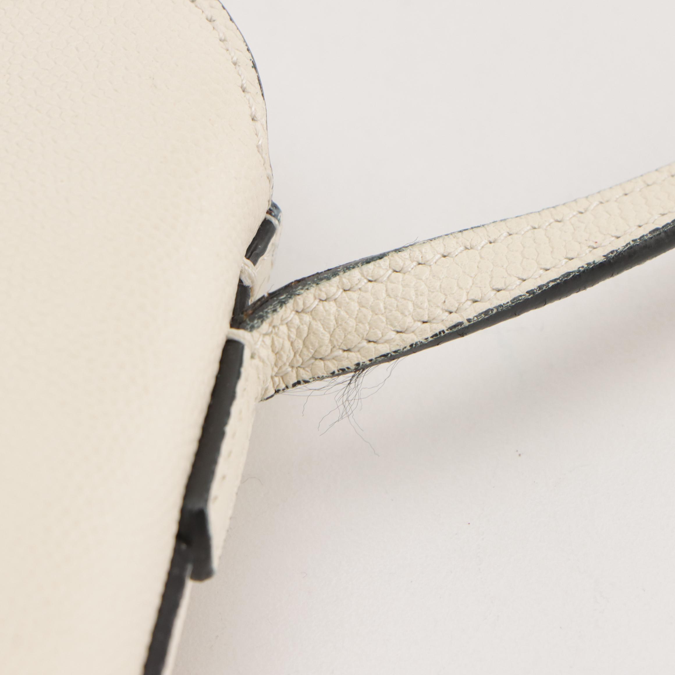 The Row Multi-Pouch Crossbody Bag in Ivory Grained Leather