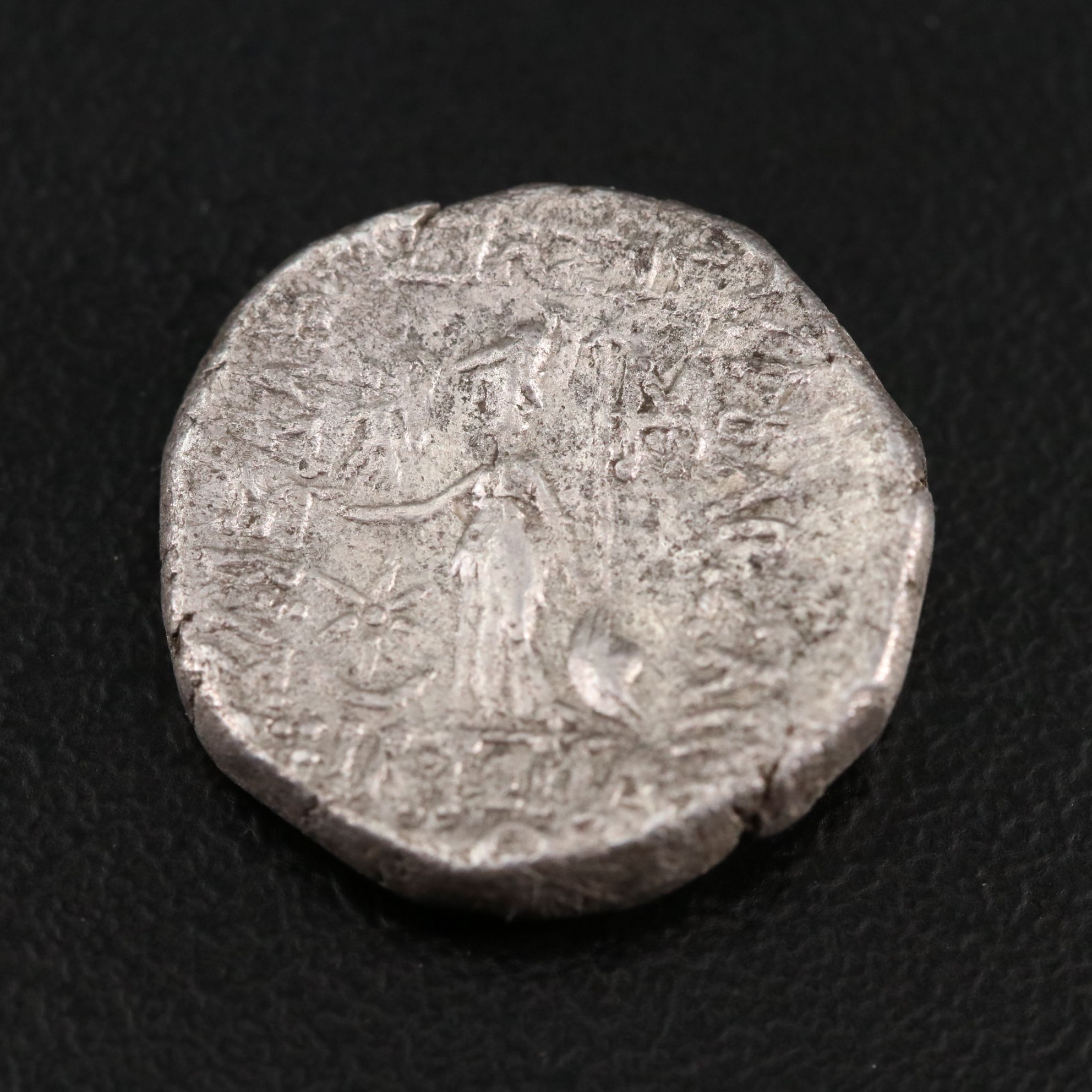 Ancient Kings of Cappodocia AR Drachm Coin of Ariobarzanes III, ca. 51 B.C.