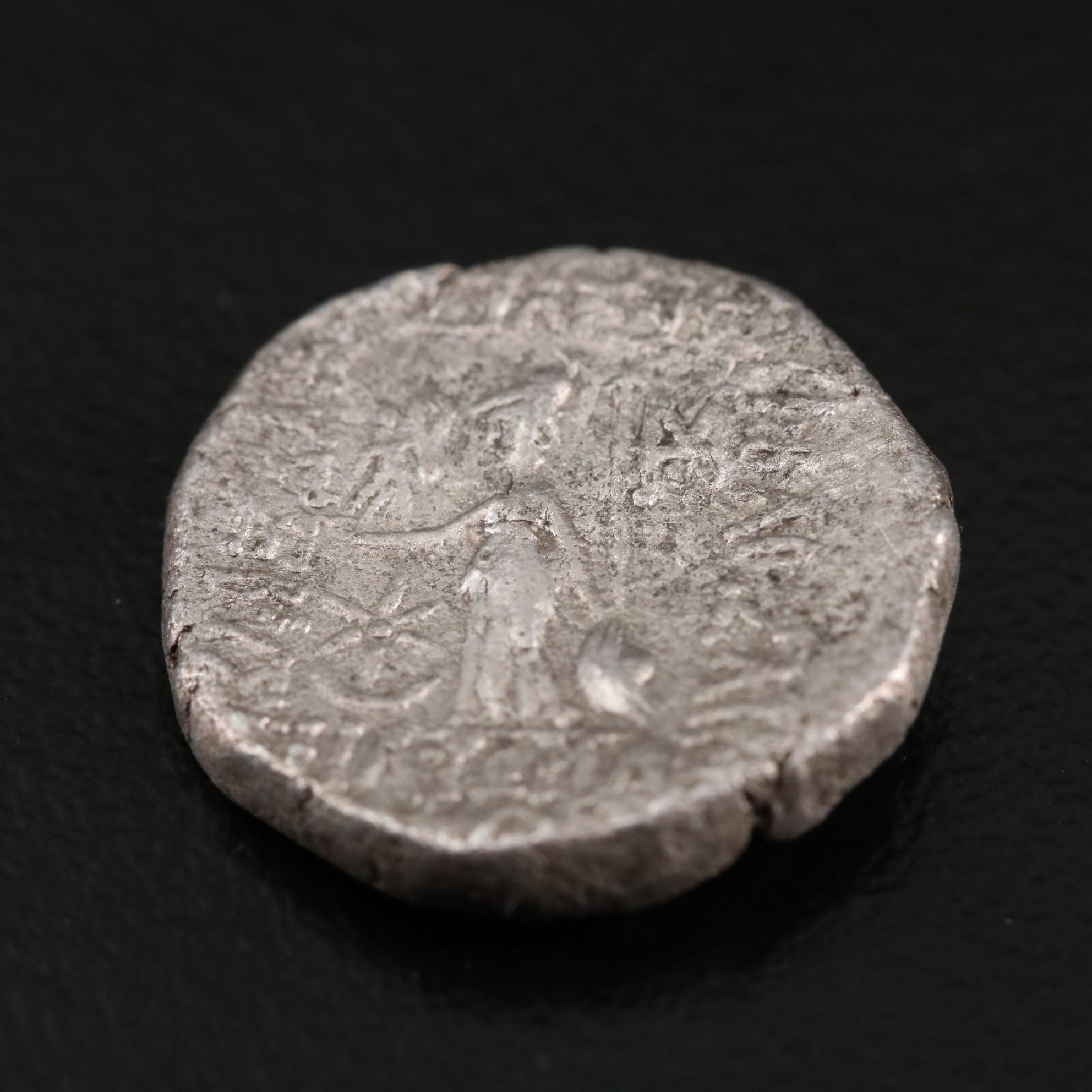 Ancient Kings of Cappodocia AR Drachm Coin of Ariobarzanes III, ca. 51 B.C.