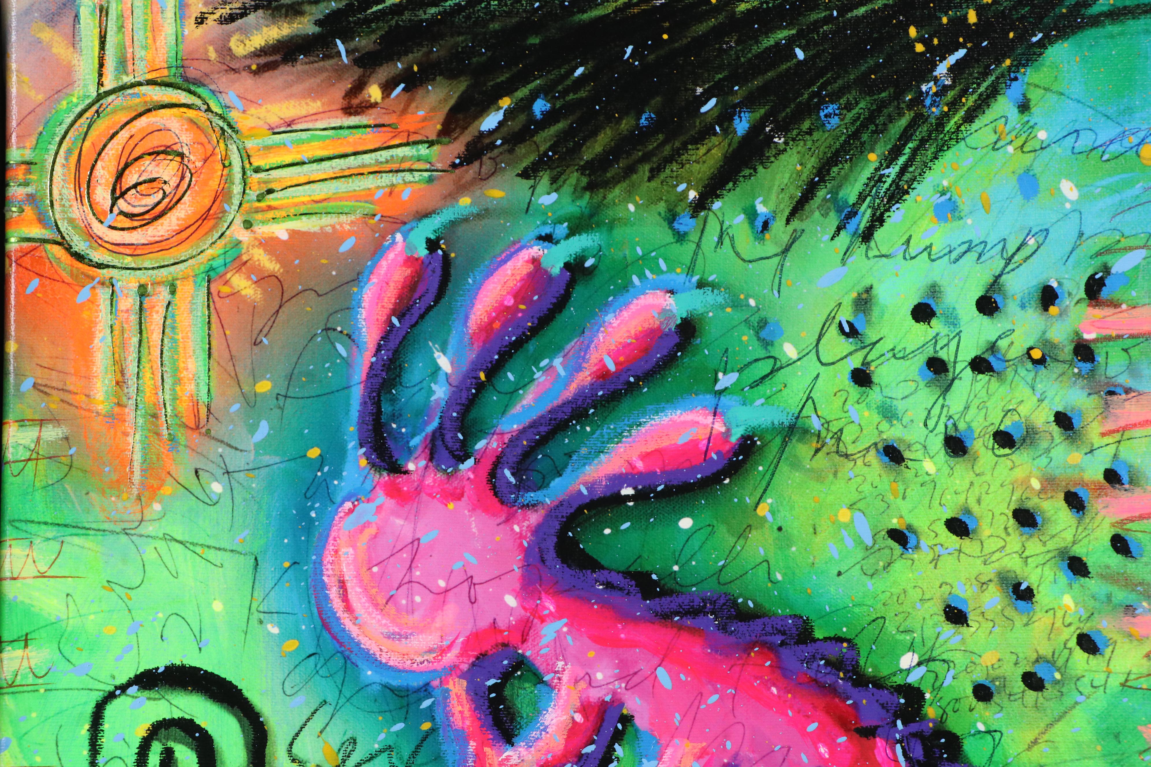 Tim Yanke Embellished Giclée "Kokopelli - 2012"