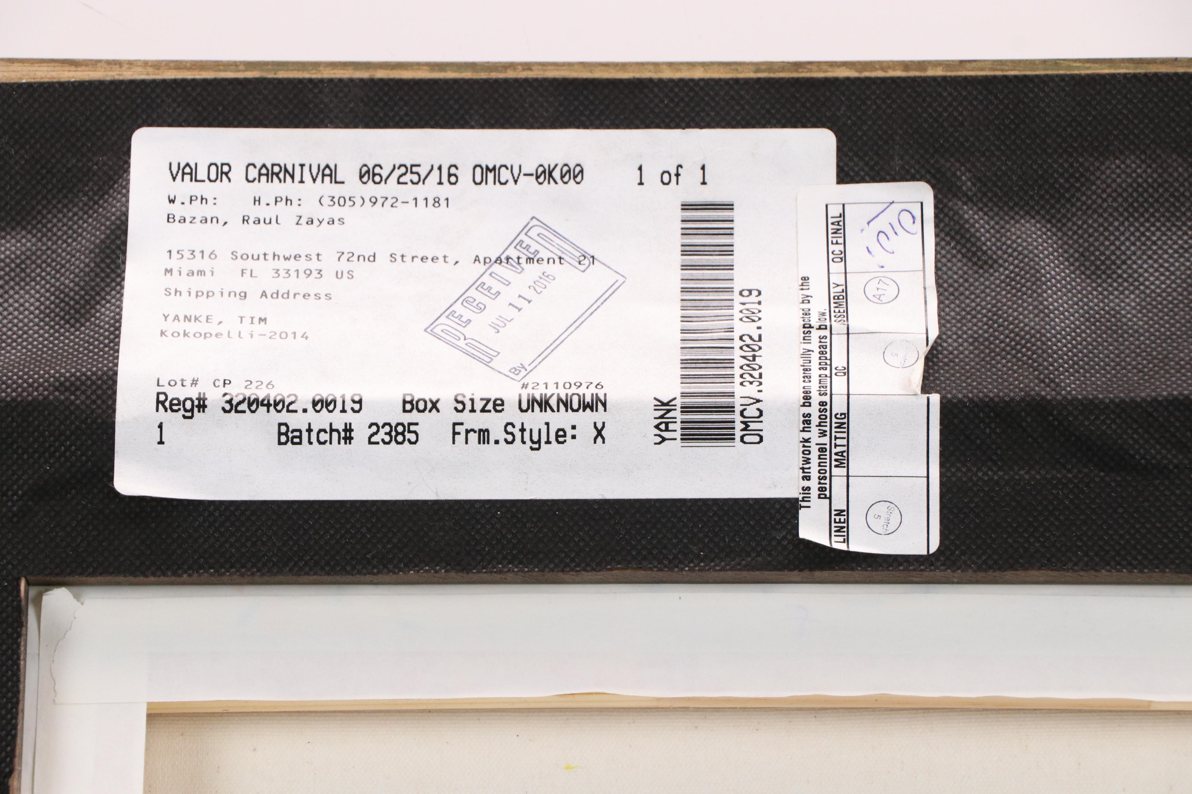 Tim Yanke Embellished Giclée "Kokopelli - 2012"