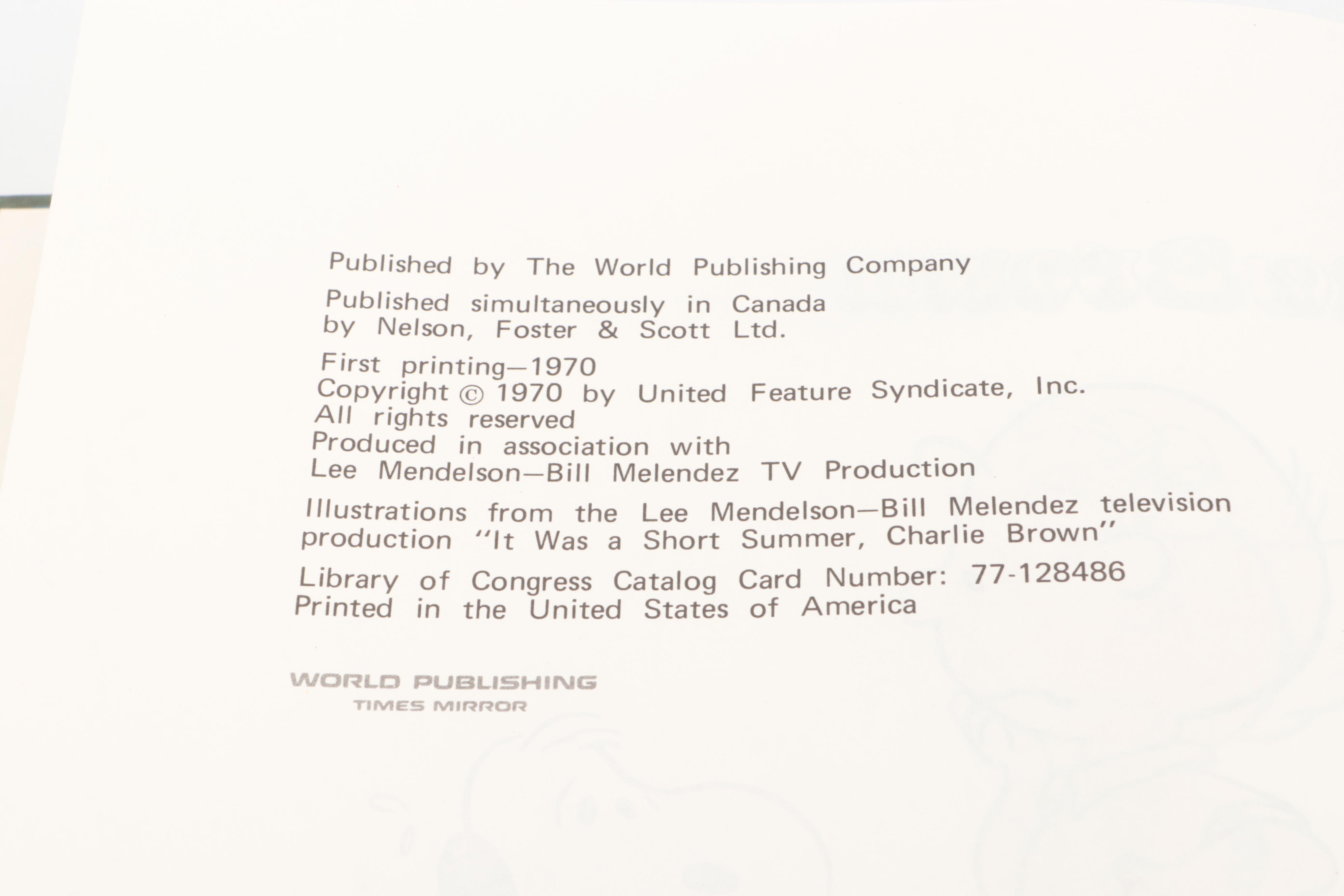 First Edition "With Love from Charlie Brown" Box Set by Charles M. Schulz