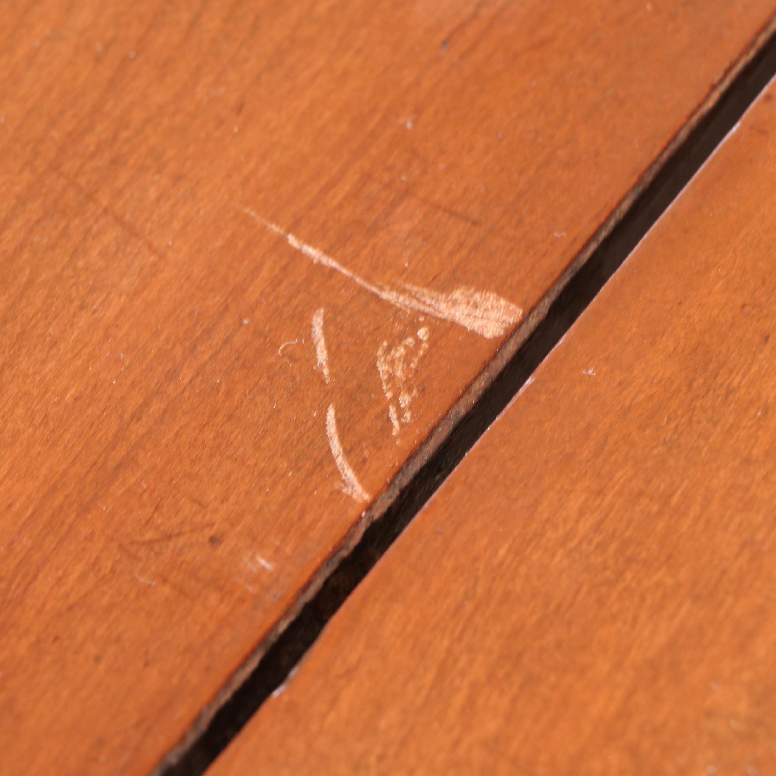 Federal Style Dining Table with Eleven Caned Seat Side Chairs