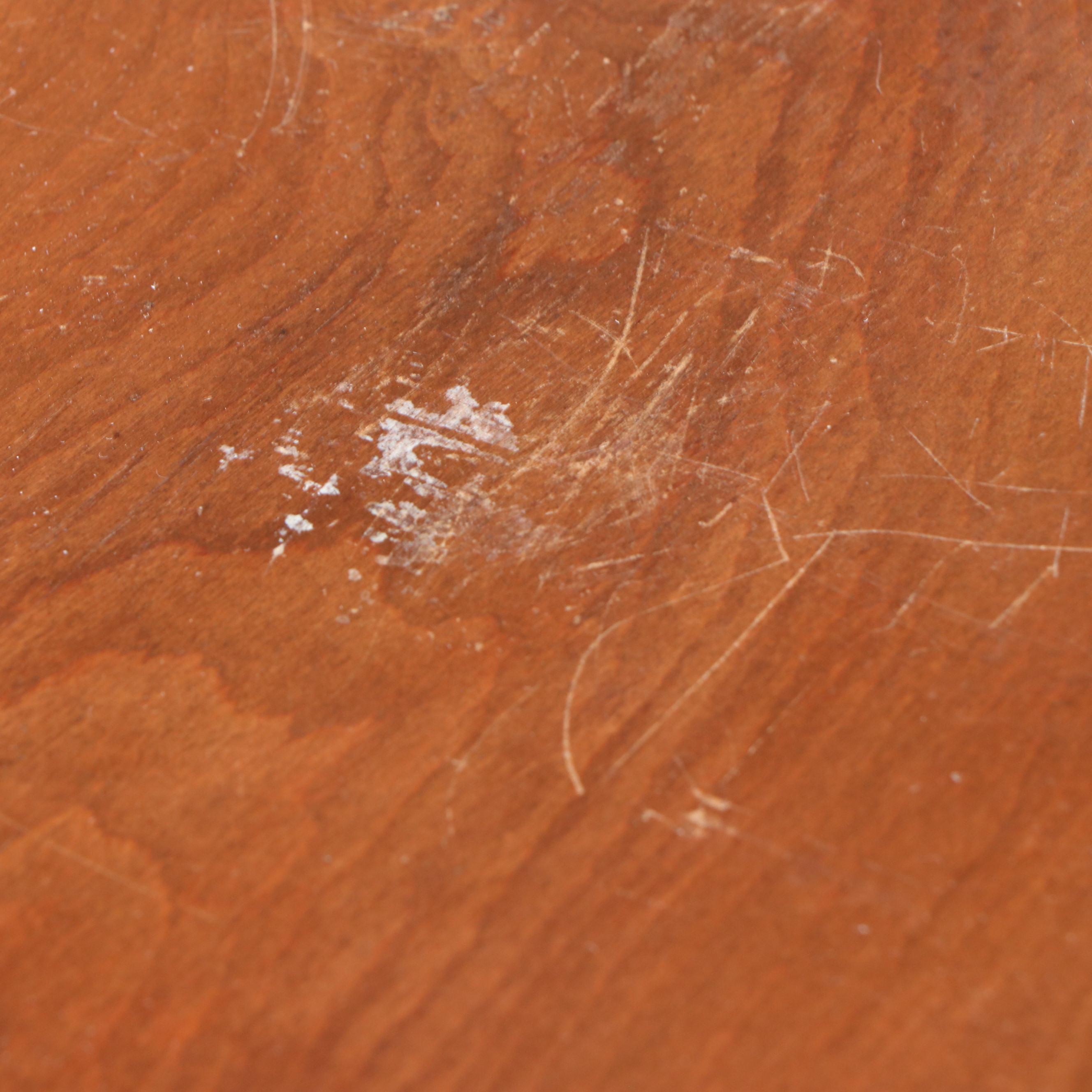 Federal Style Dining Table with Eleven Caned Seat Side Chairs