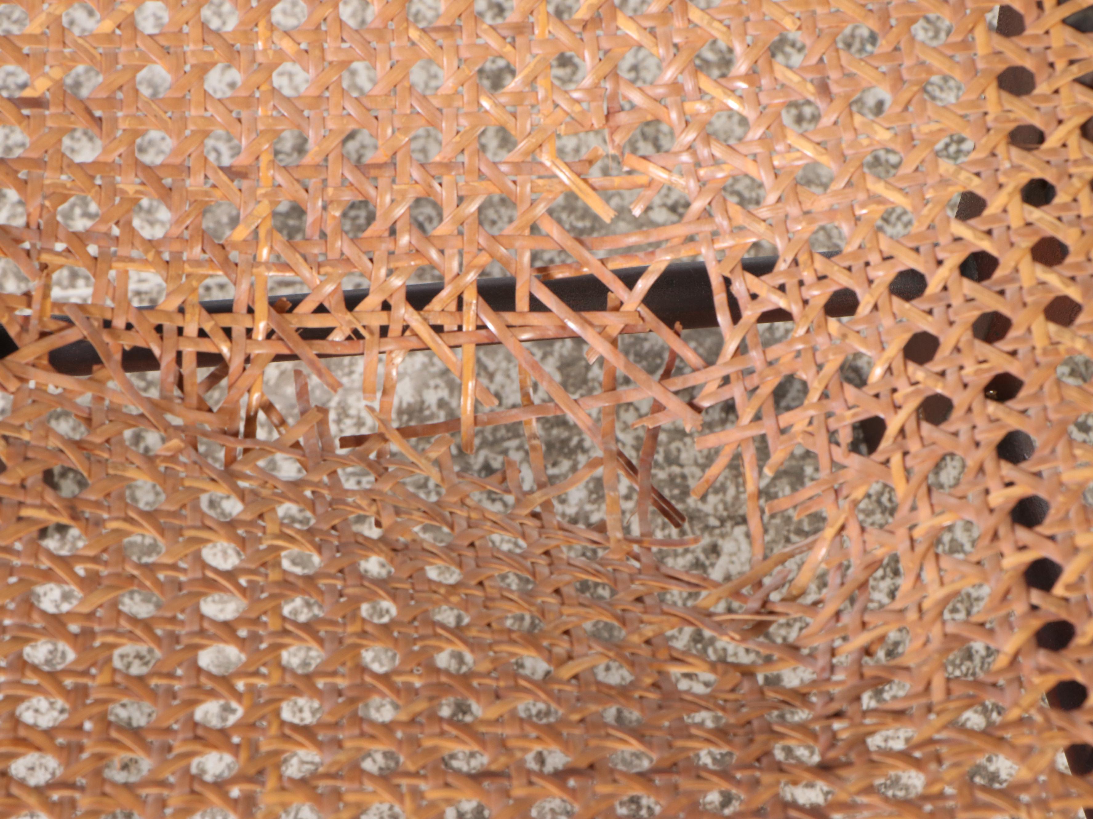 Federal Style Dining Table with Eleven Caned Seat Side Chairs