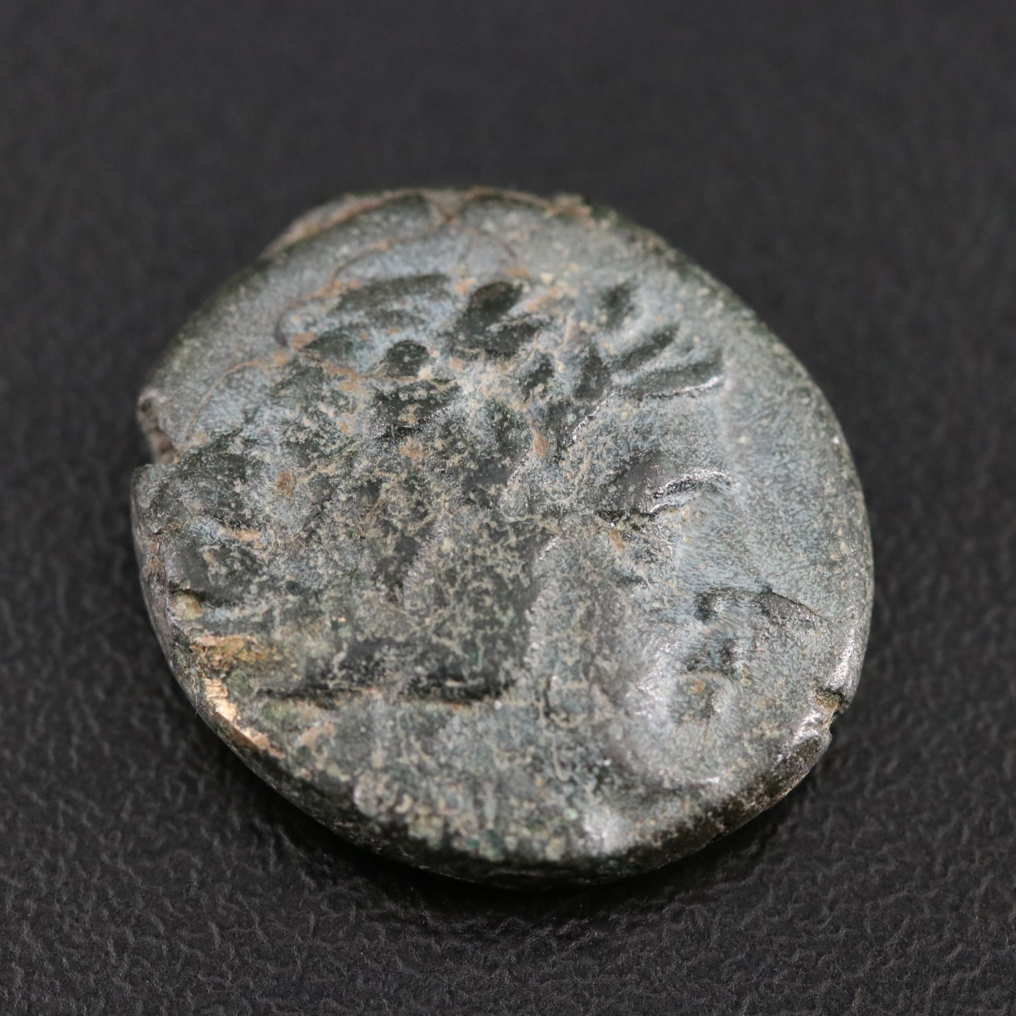Ancient Aegae, Aeolis Æ18 Coin, ca. 100 B.C.