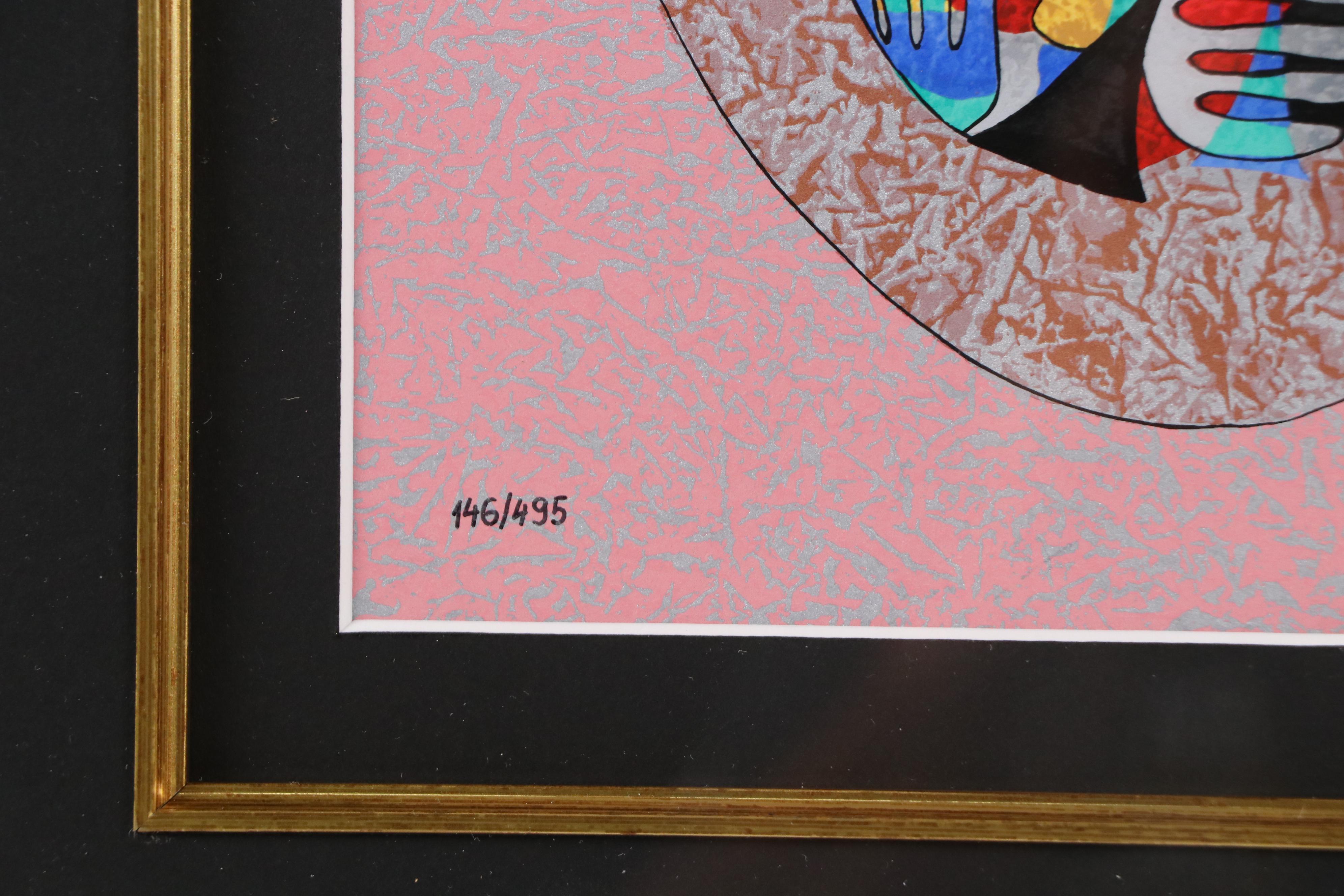 Anatole Krasnyansky Serigraph "Trumpeter's Toast"