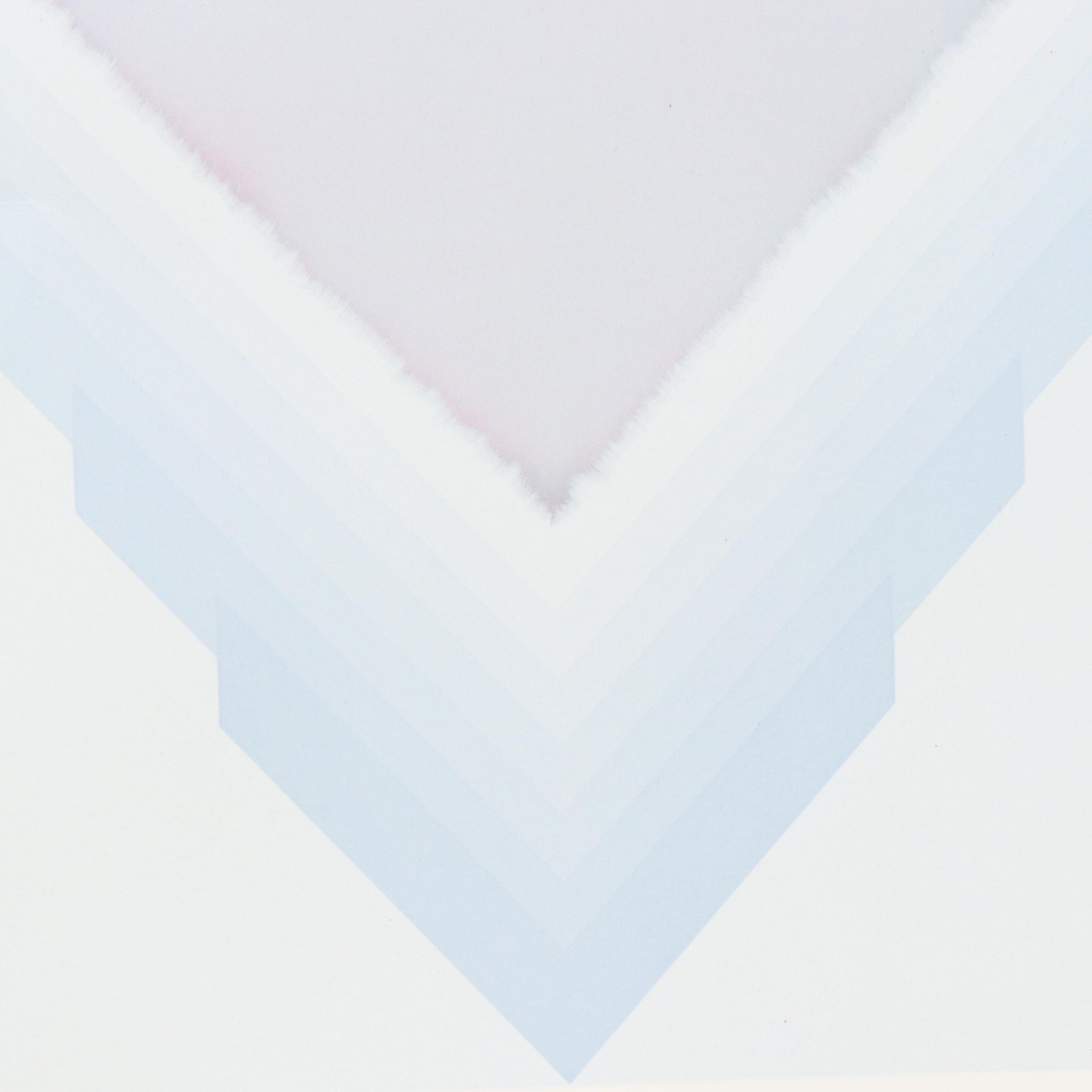 Nobuteru Shimotakahara Op Art Serigraph "Time and Space," Late 20th Century