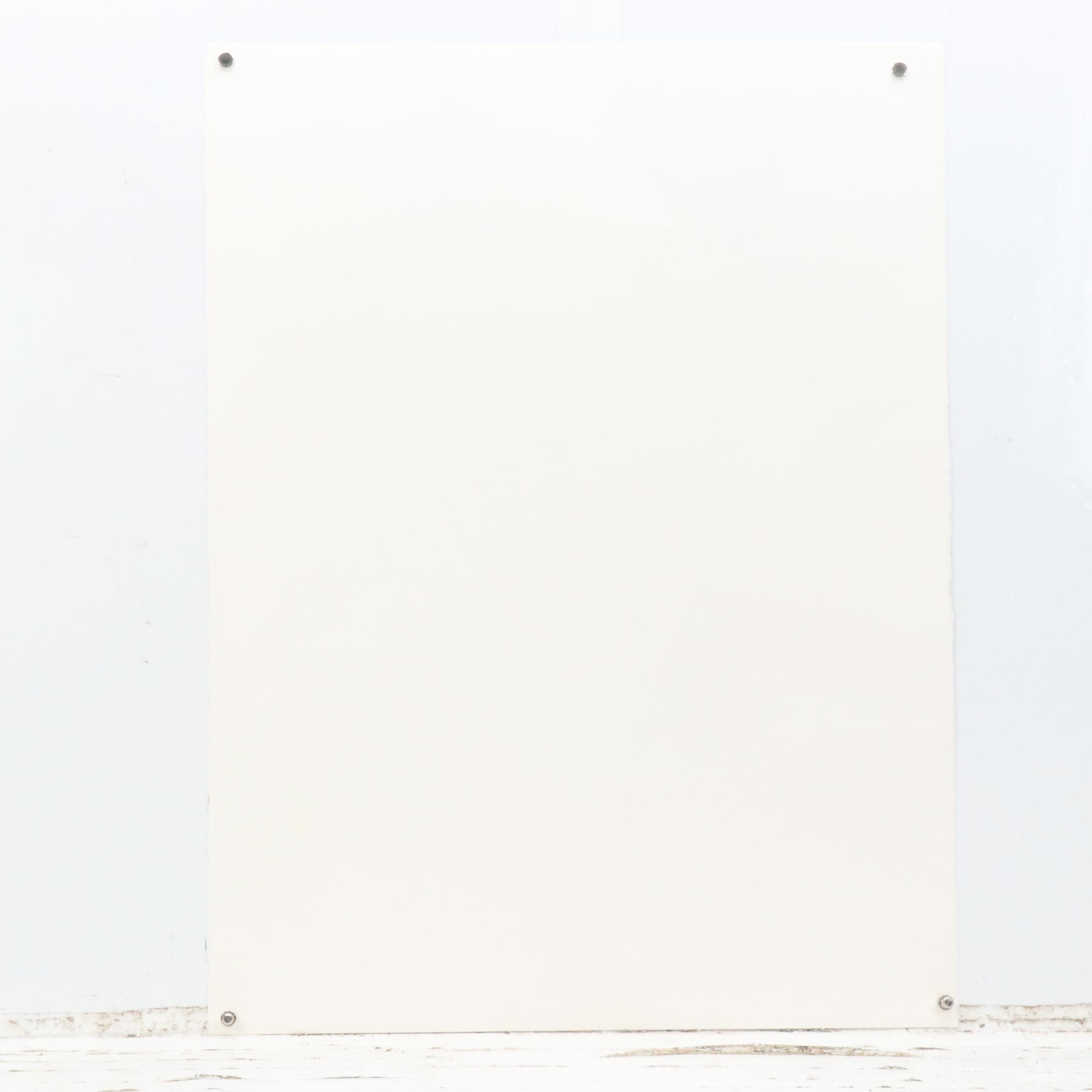 Nobuteru Shimotakahara Op Art Serigraph "Time and Space," Late 20th Century