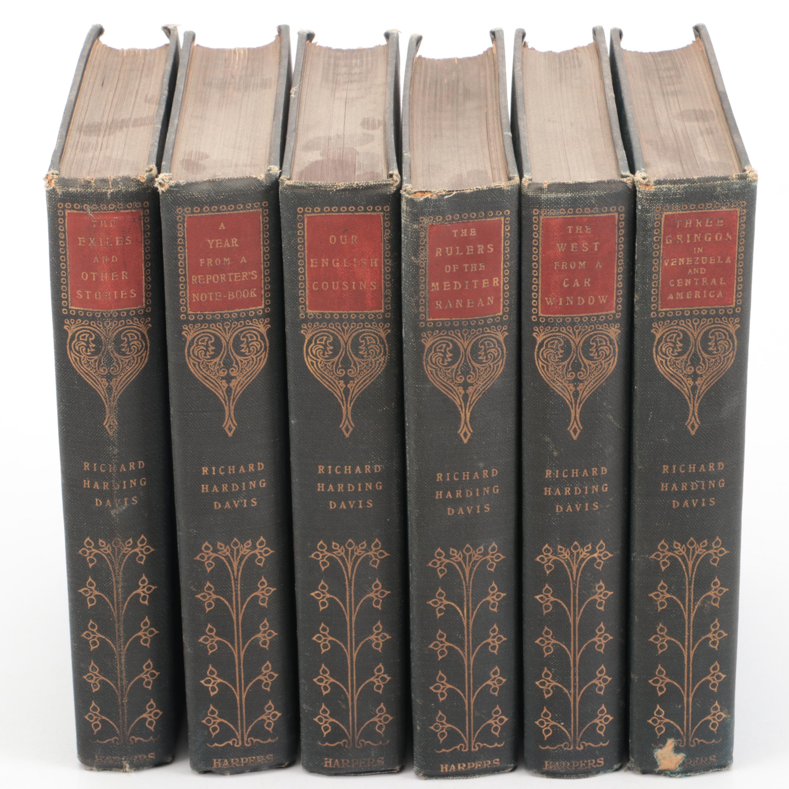 "The Works of Richard Harding Davis" Six-Volume Set, Early 20th Century