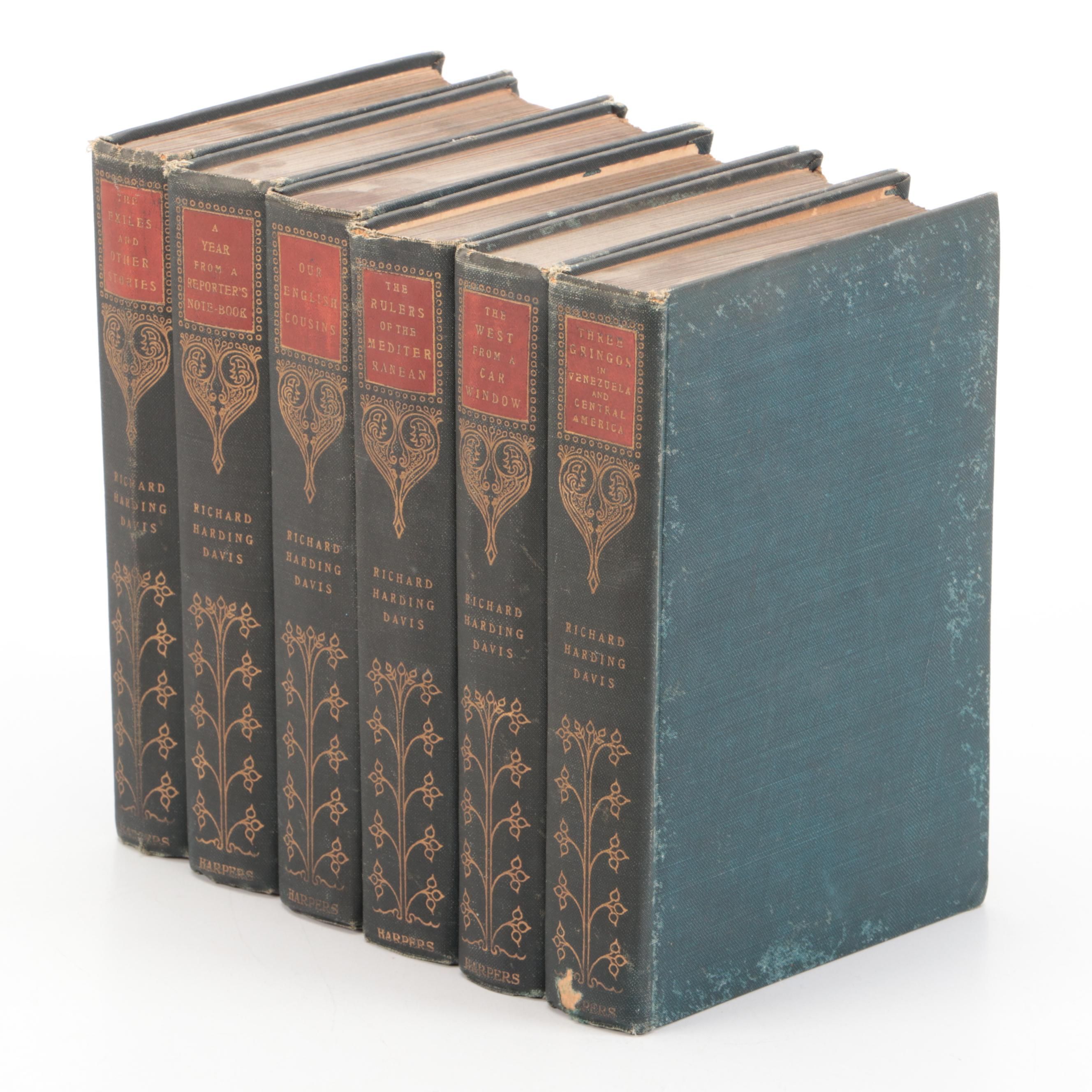 "The Works of Richard Harding Davis" Six-Volume Set, Early 20th Century