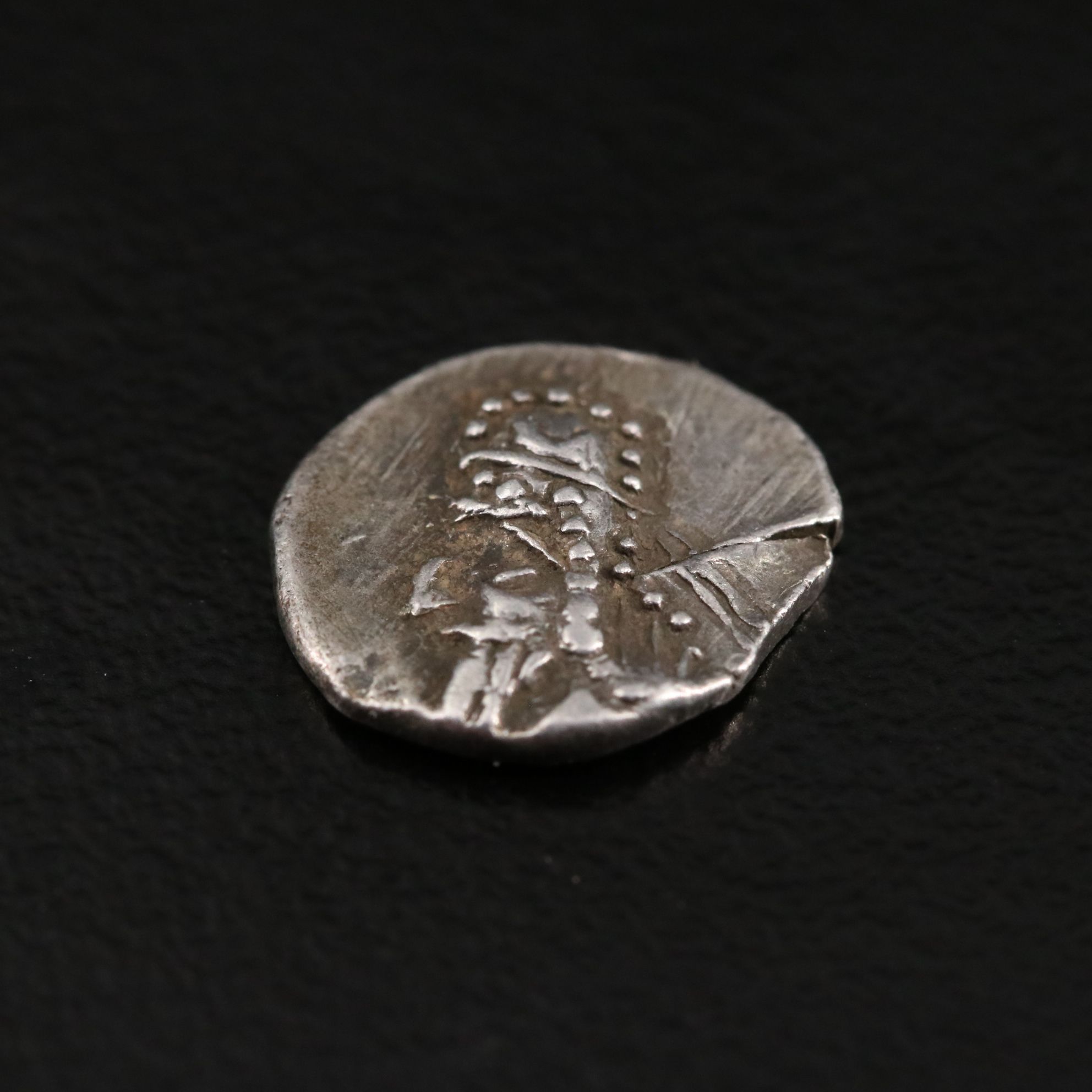 Ancient Kingdom of Persis AR Obol Coin of Darius II, ca. 75 B.C.