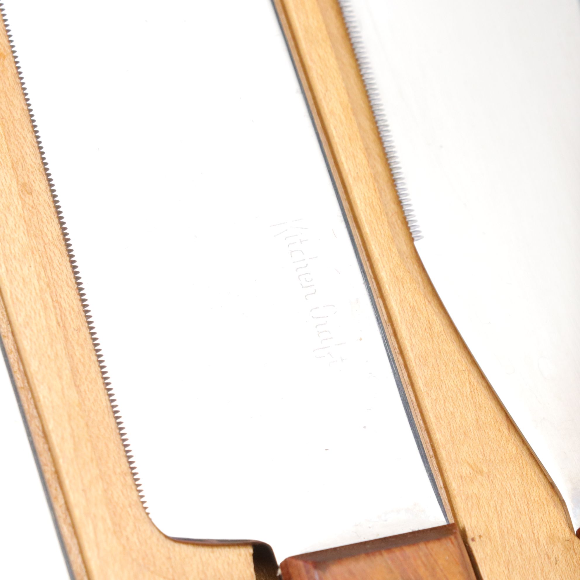 Kitchen Craft and Robeson Stainless Steel Knife Collection with Wood Handles