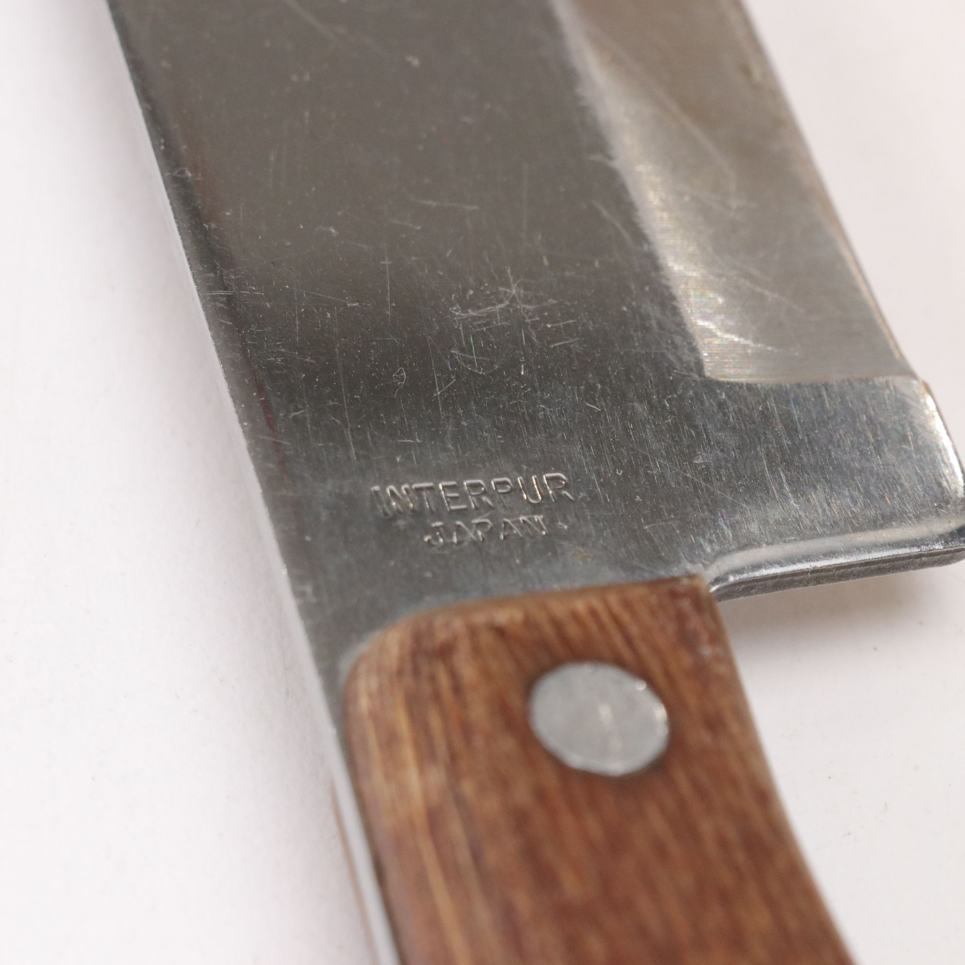 Kitchen Craft and Robeson Stainless Steel Knife Collection with Wood Handles
