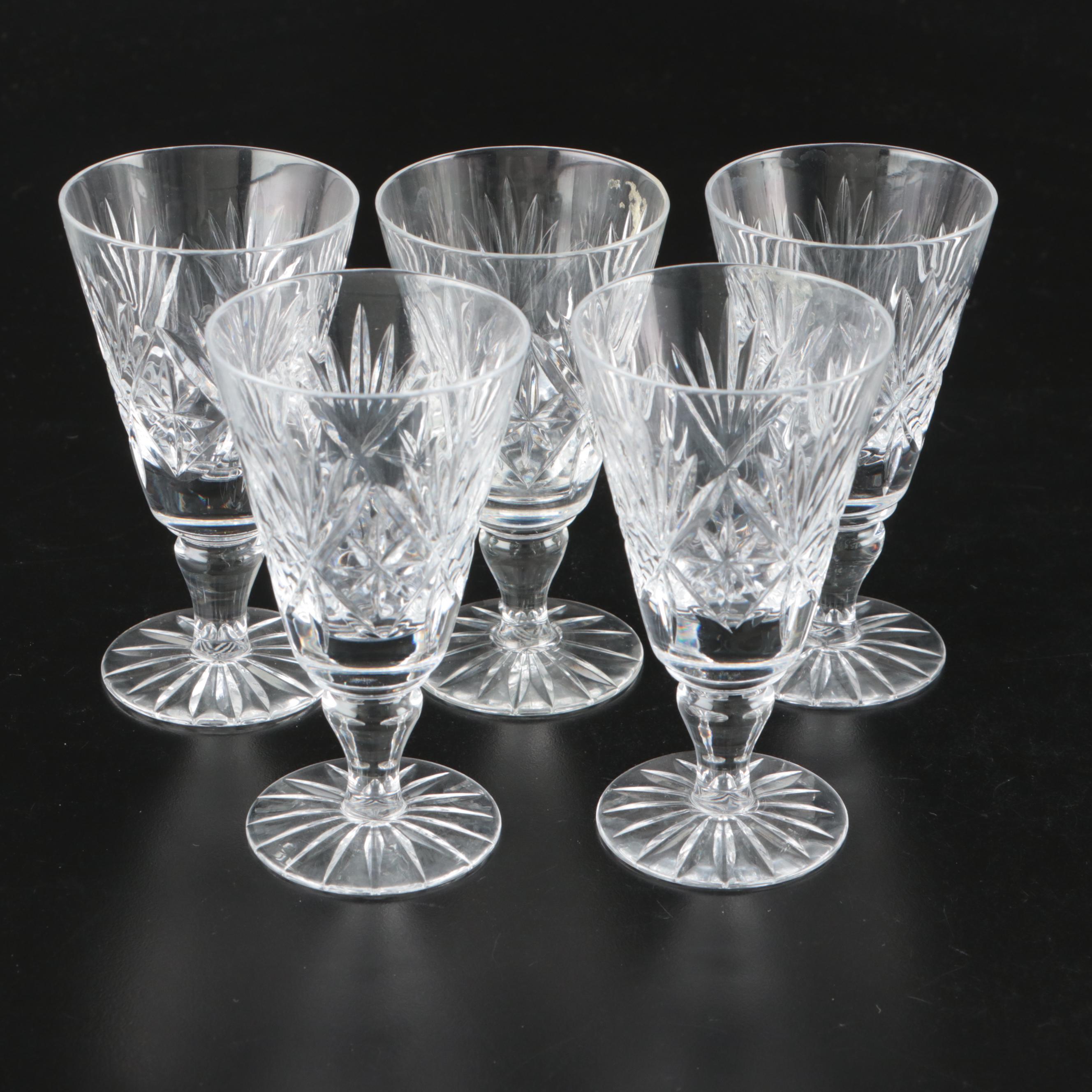 Tudor Star Etched Crystal Stemware with Galway "Leah" Crystal Candy Dish