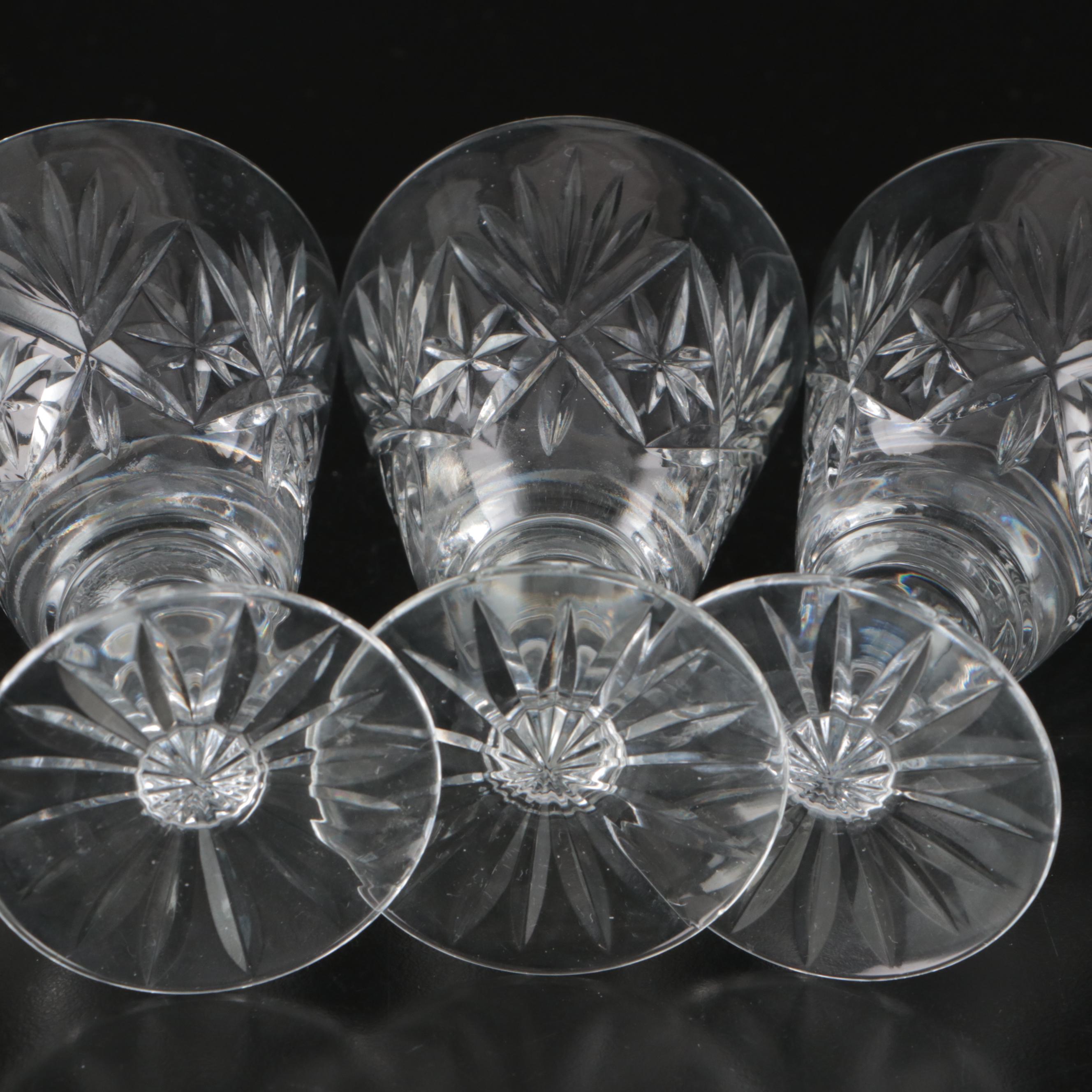 Tudor Star Etched Crystal Stemware with Galway "Leah" Crystal Candy Dish