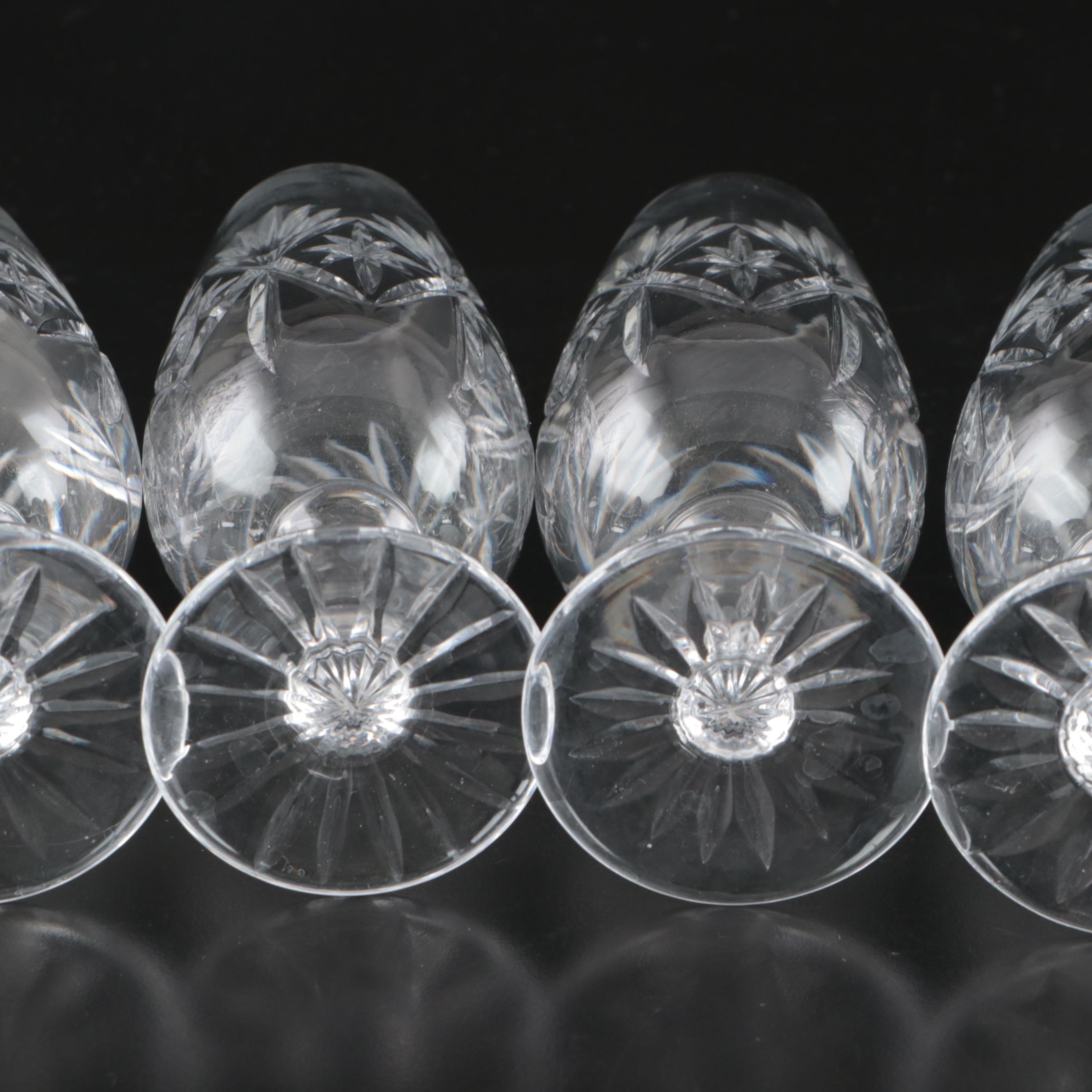 Tudor Star Etched Crystal Stemware with Galway "Leah" Crystal Candy Dish