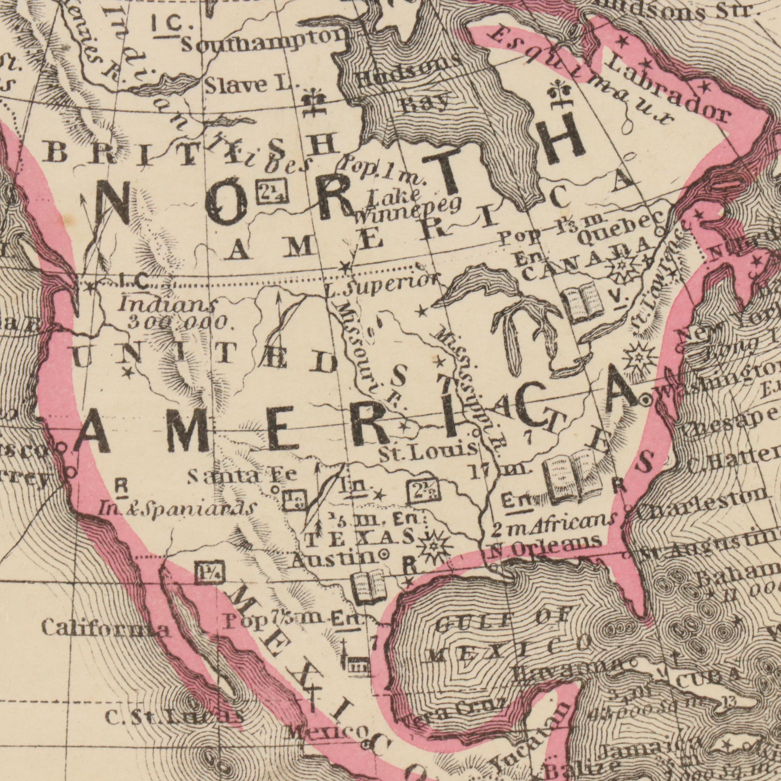 Stiles, Sherman & Smith Hand-Colored Engraved "Map of the World," circa 1839