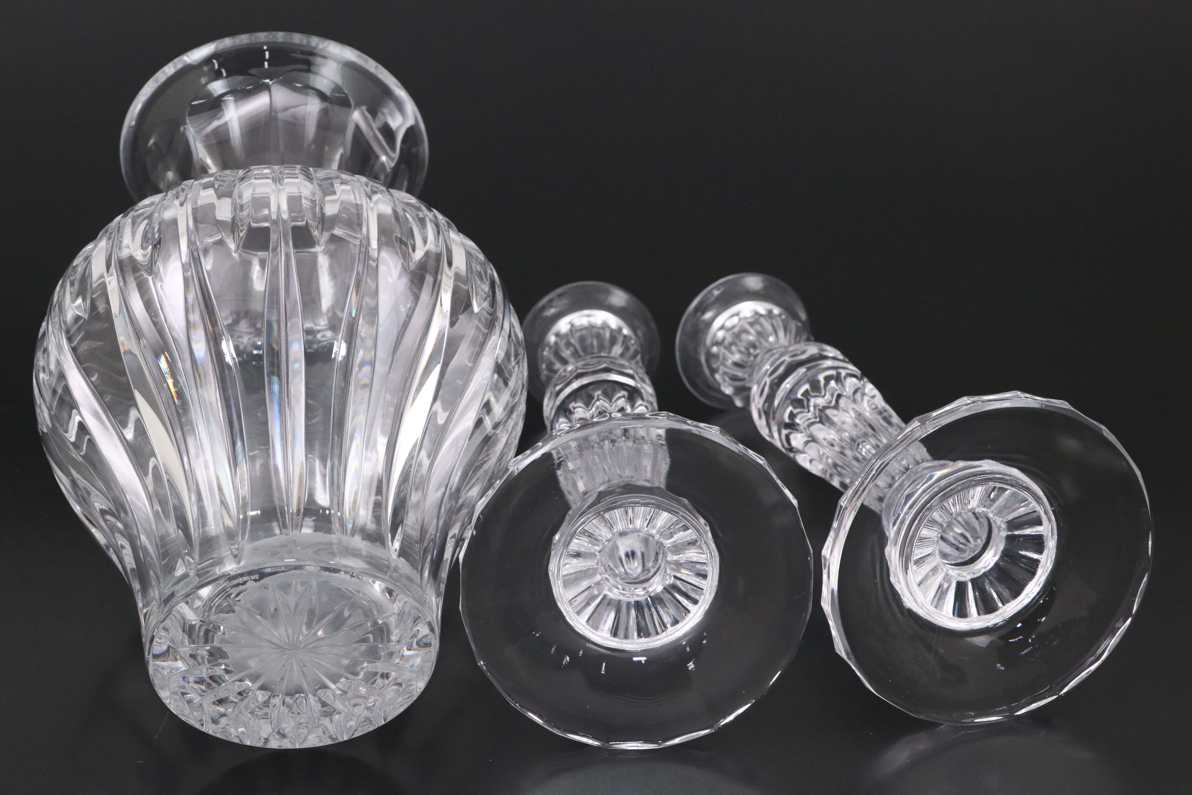 Marquis by Waterford "Sheridan" Vase with Other Crystal Home Décor