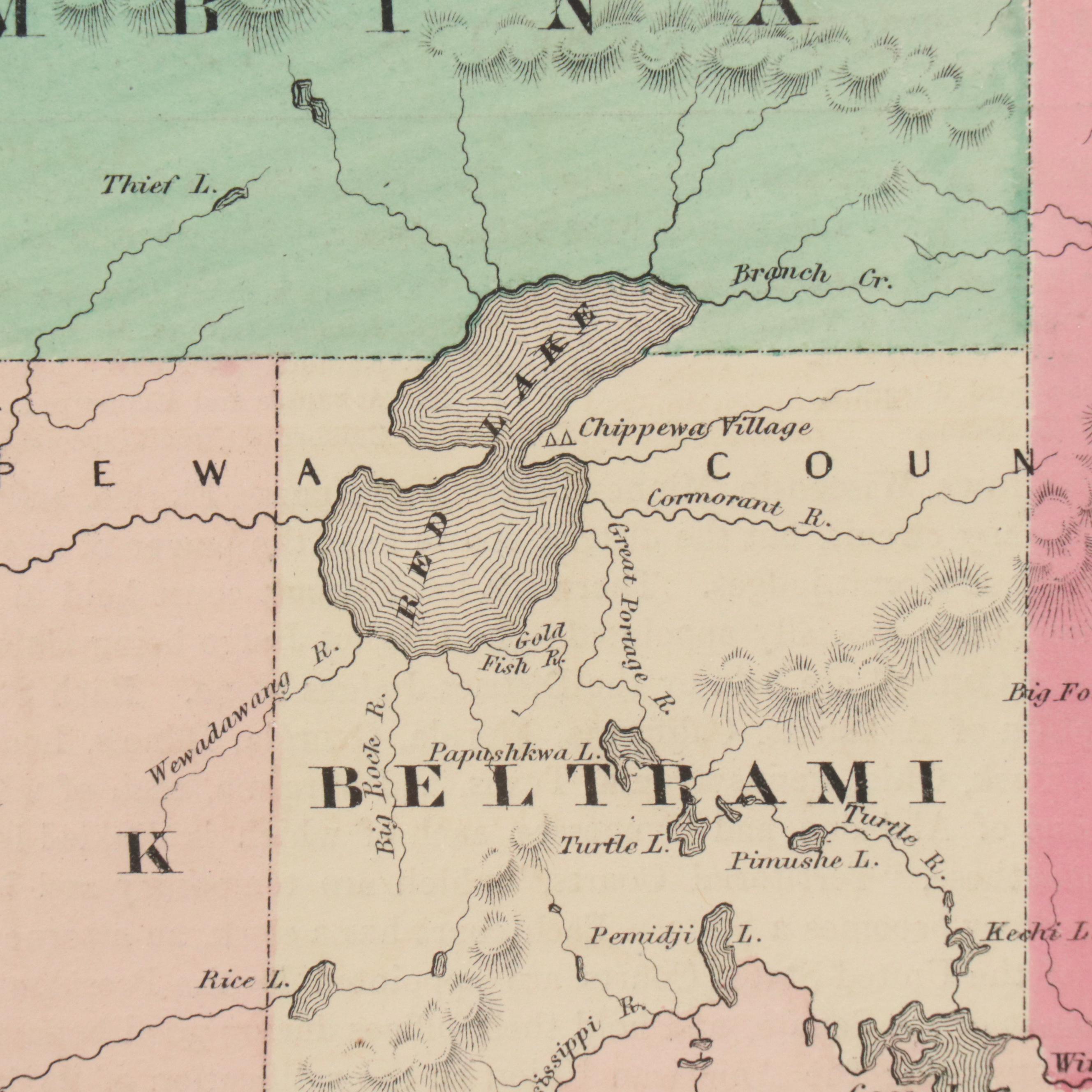 Hand-Colored Engraved County Map "Johnson's Oregon and Washington," Circa 1864