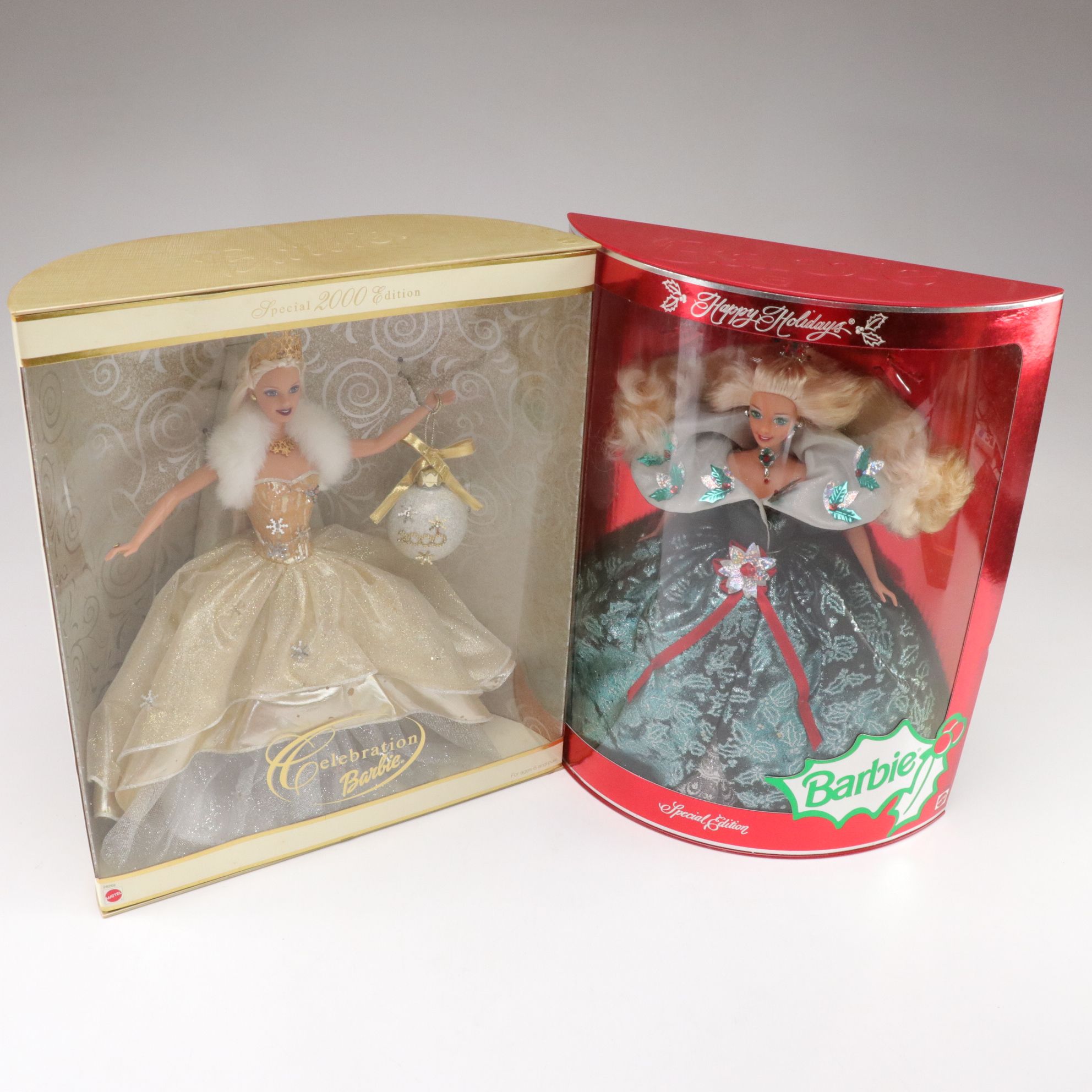 Millennium Princess and Other Holiday Barbie Dolls with Campbell Kids Calendar