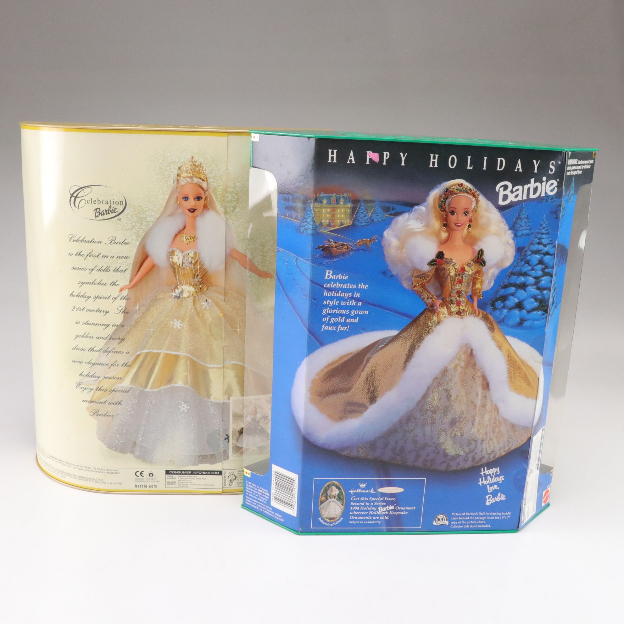 Millennium Princess and Other Holiday Barbie Dolls with Campbell Kids Calendar