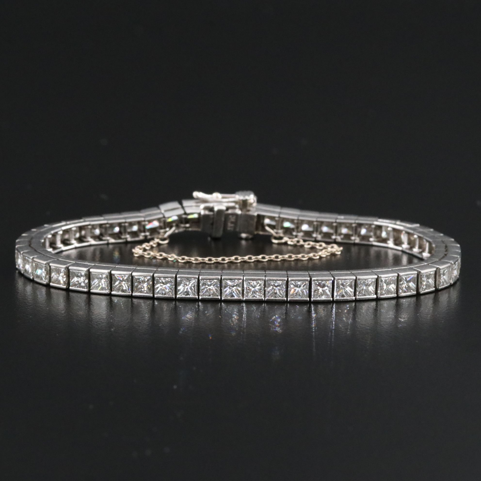 Platinum and 14k 13.00 CTW Diamond Bracelet