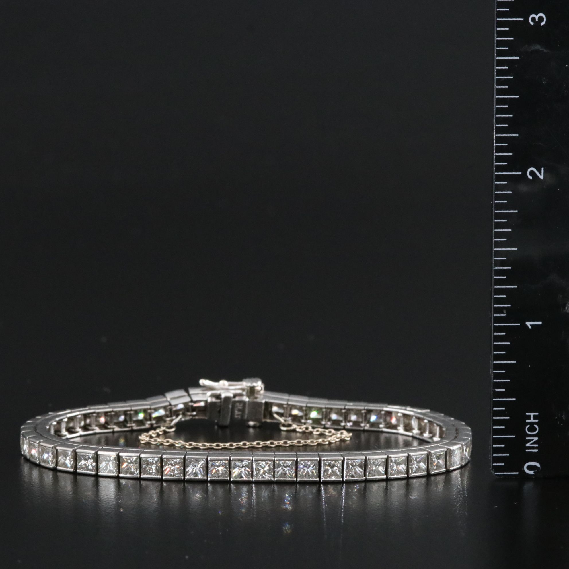 Platinum and 14k 13.00 CTW Diamond Bracelet