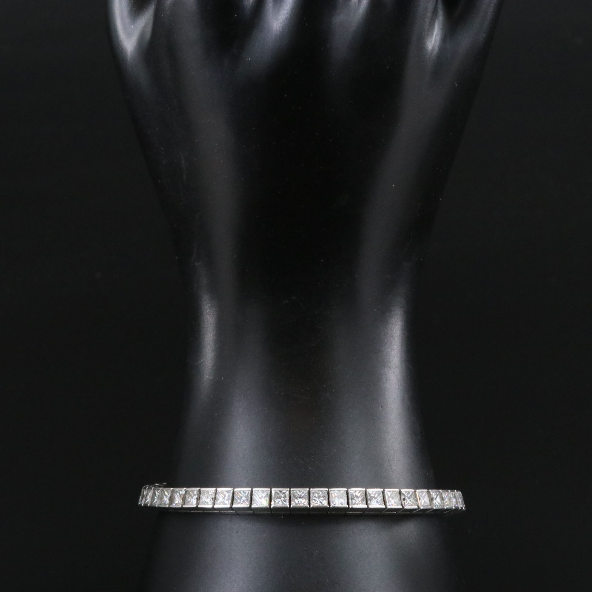 Platinum and 14k 13.00 CTW Diamond Bracelet