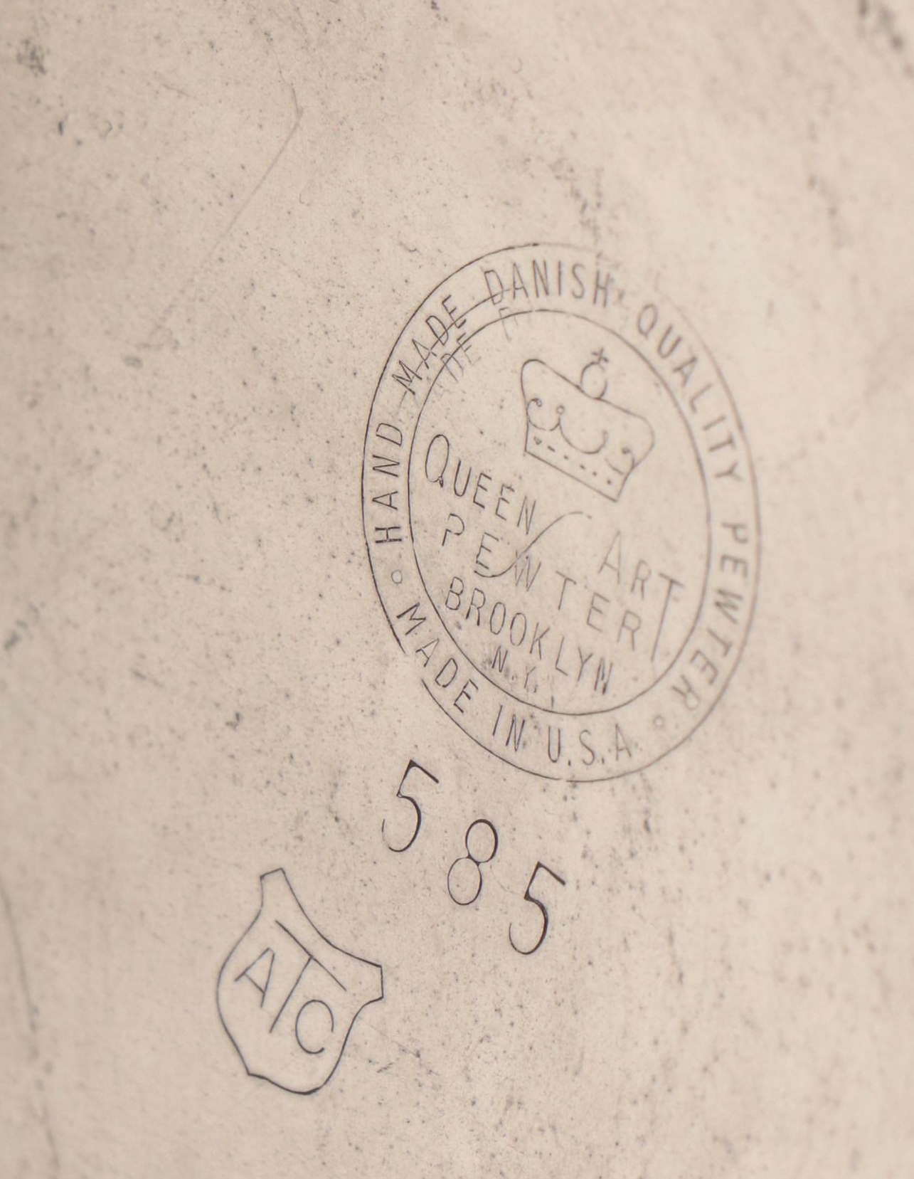 Royal Holland Pewter Teapot and Coffee Pot with Other Pewter Table Accessories