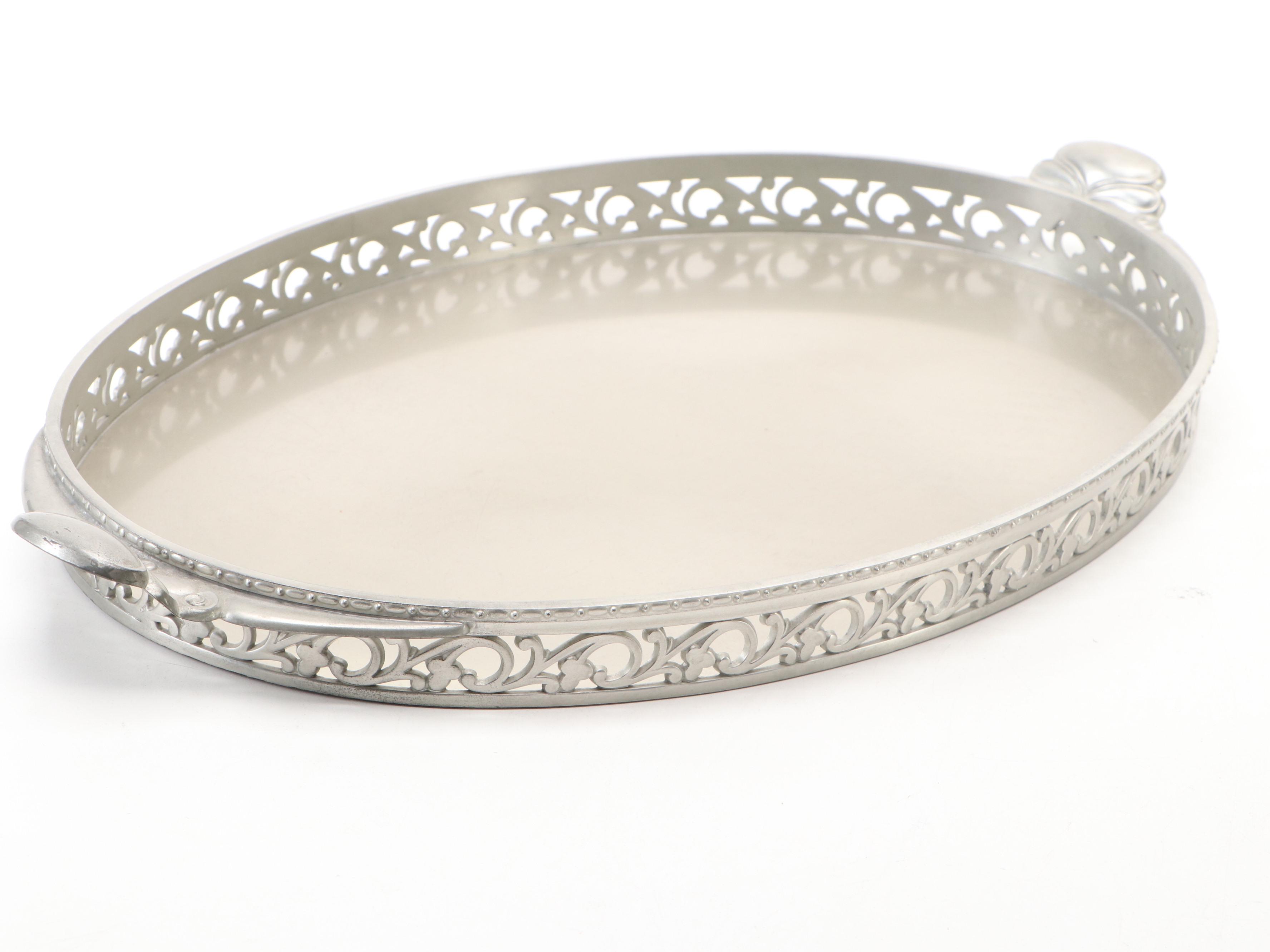 Royal Holland Pewter Teapot and Coffee Pot with Other Pewter Table Accessories