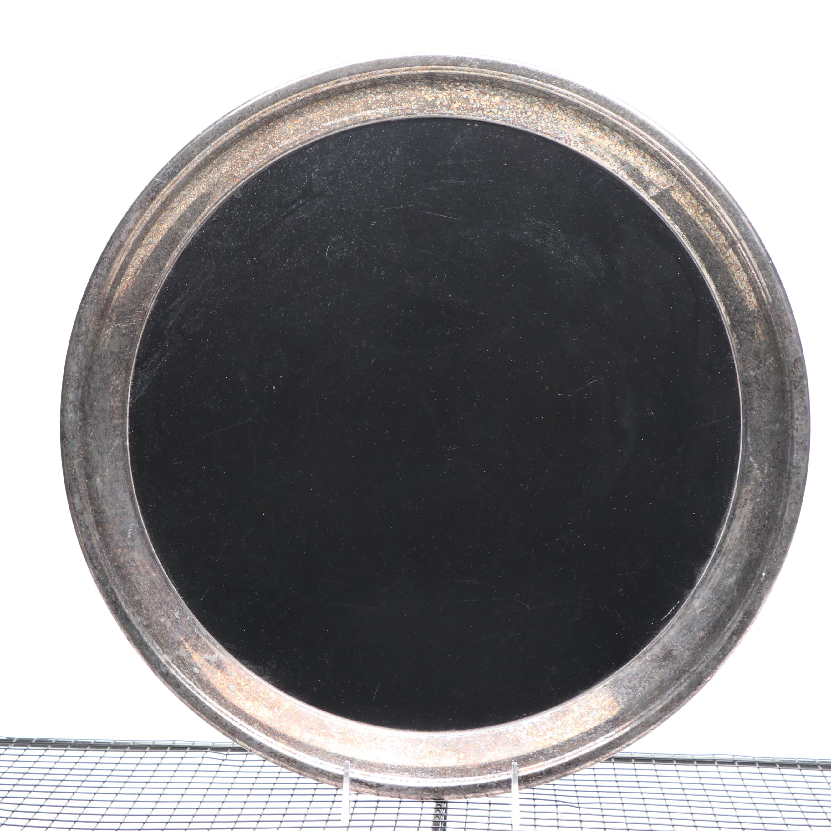 Westinghouse Micarta Silver Plate Trays and Metal Cooling Rack