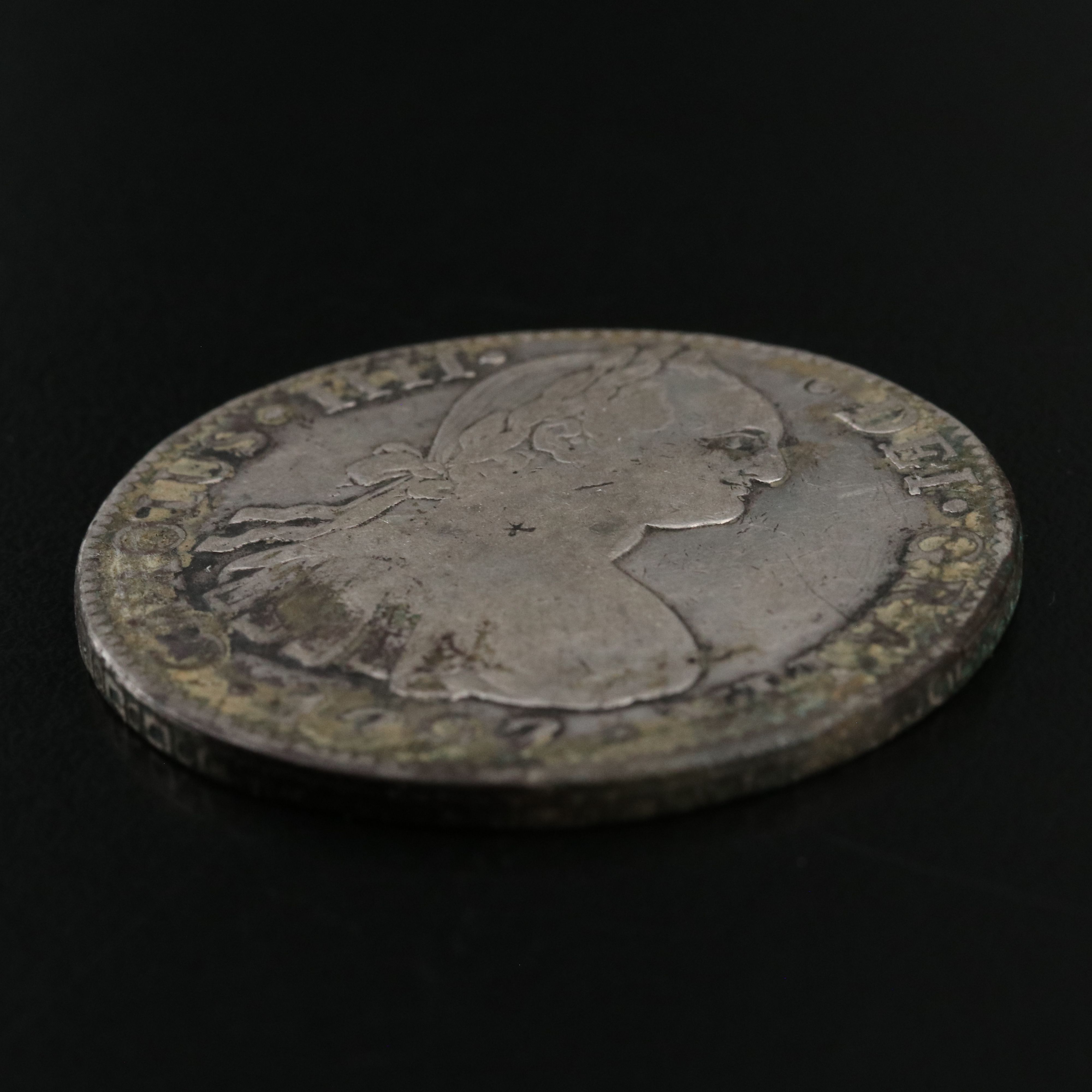 1797 Mo RF Mexico Eight Reales with Chop Marks