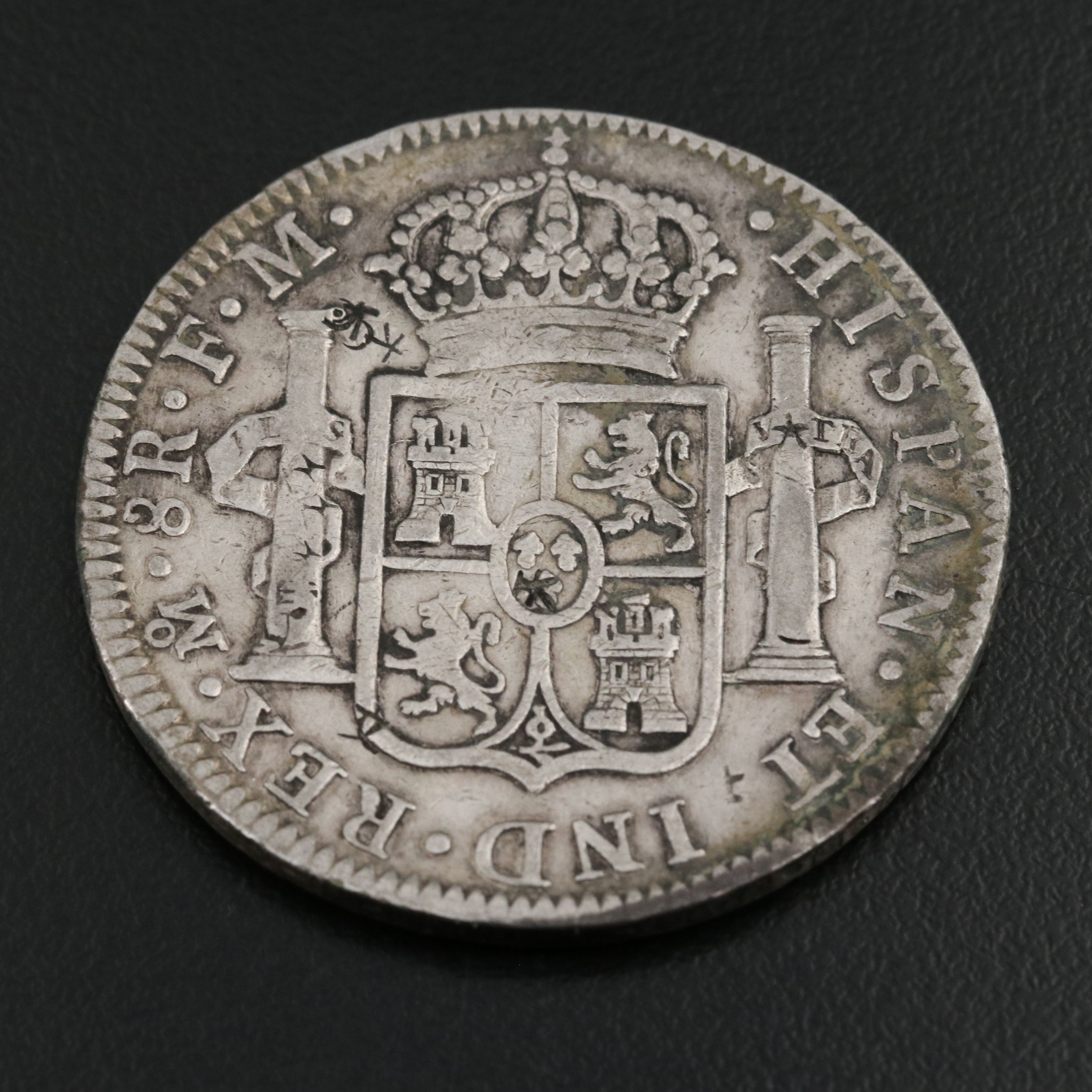 1797 Mo RF Mexico Eight Reales with Chop Marks