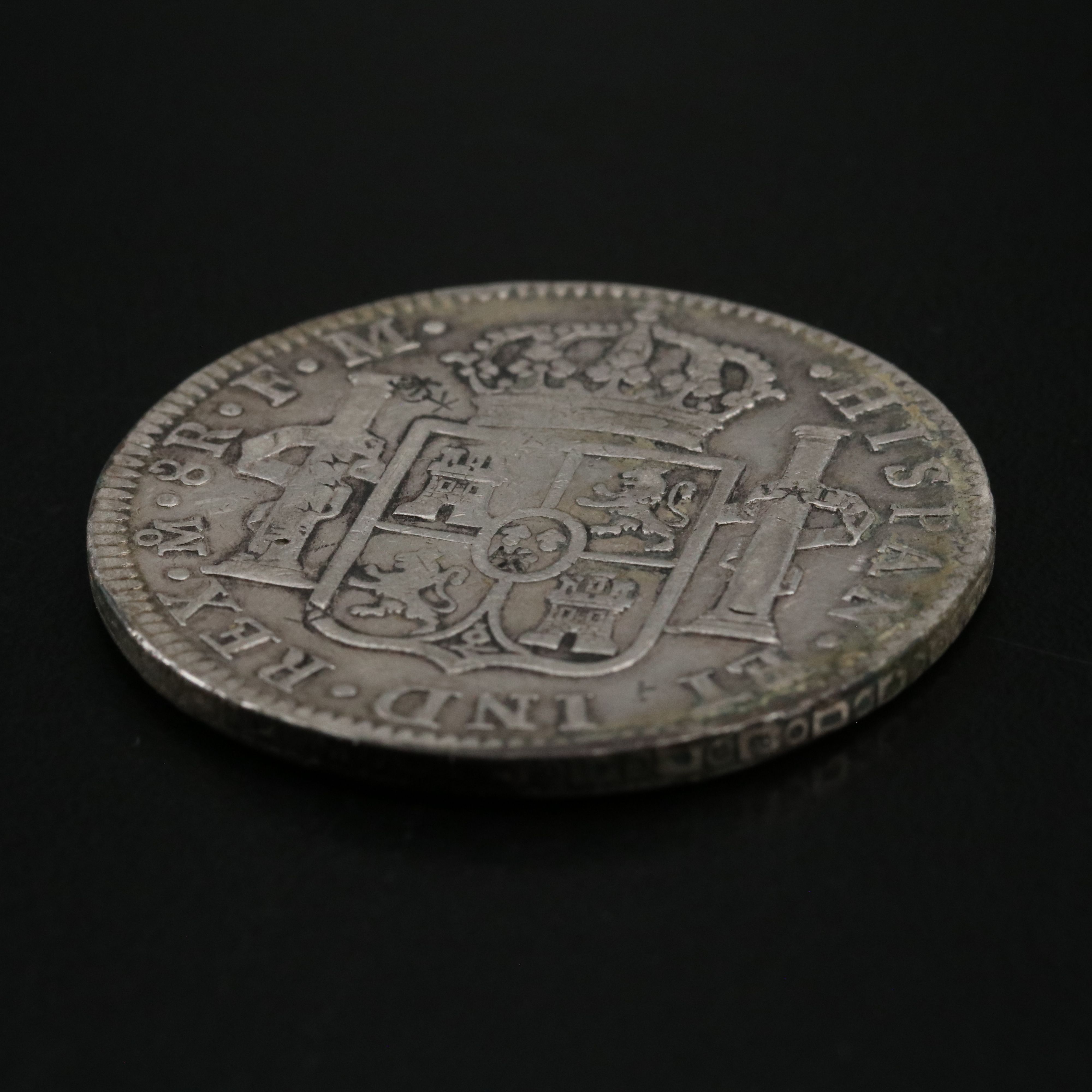 1797 Mo RF Mexico Eight Reales with Chop Marks