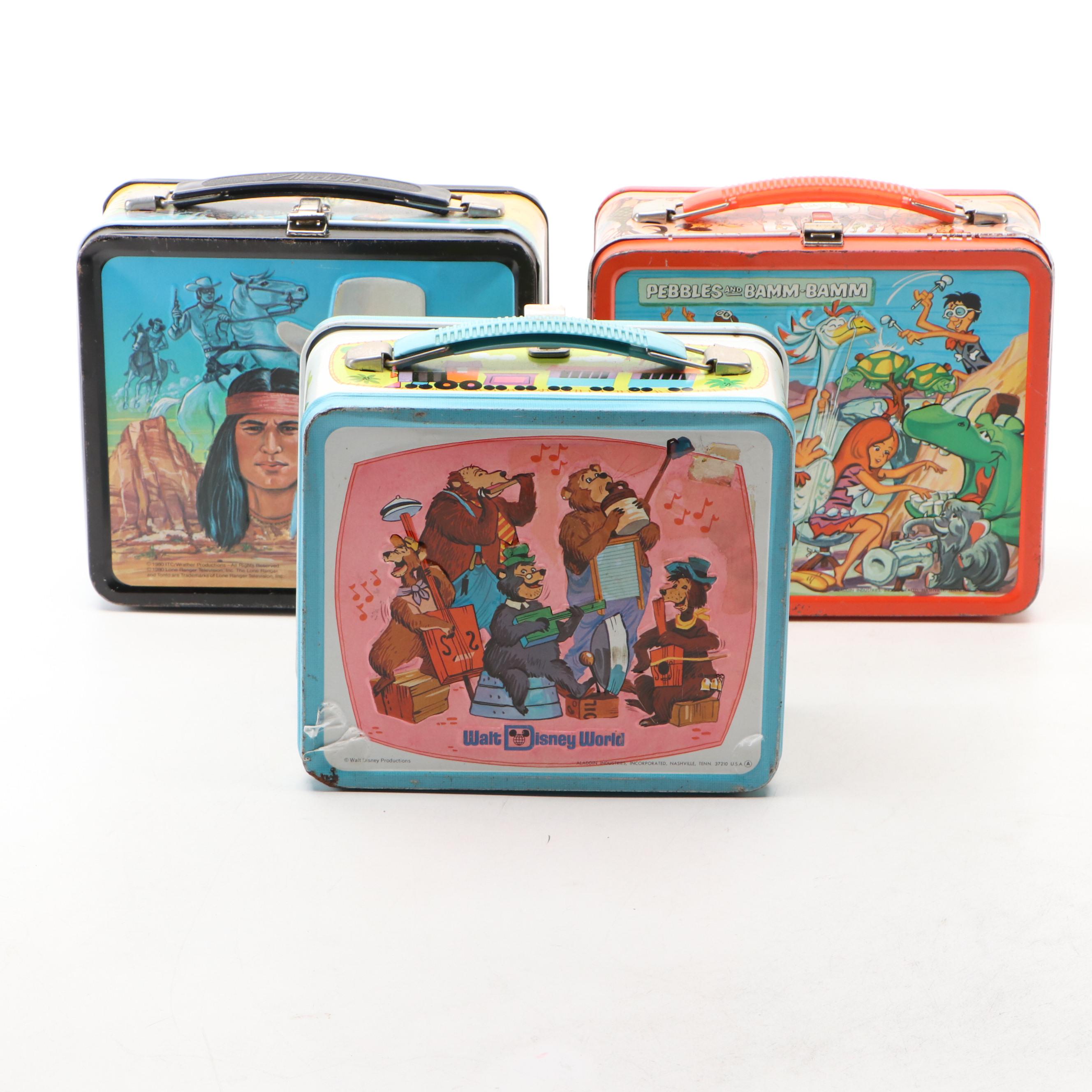 Aladdin "The Legend of the Lone Ranger" and More Lunchboxes, 1970s-1980s